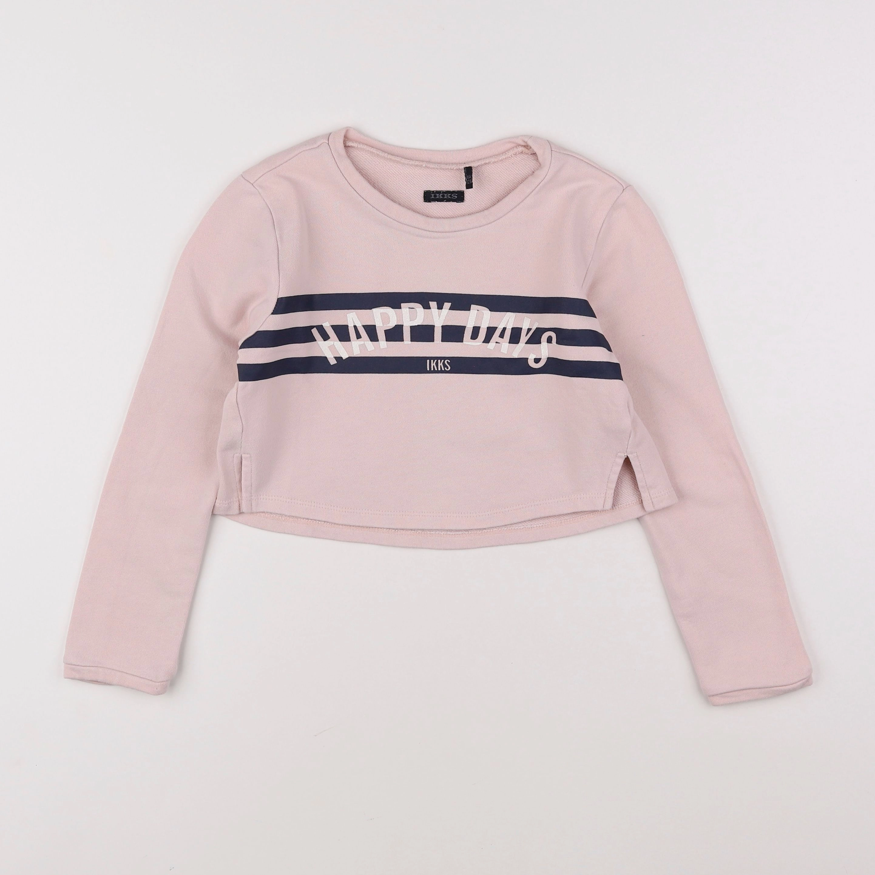 IKKS - sweat court ou rose - 8 ans