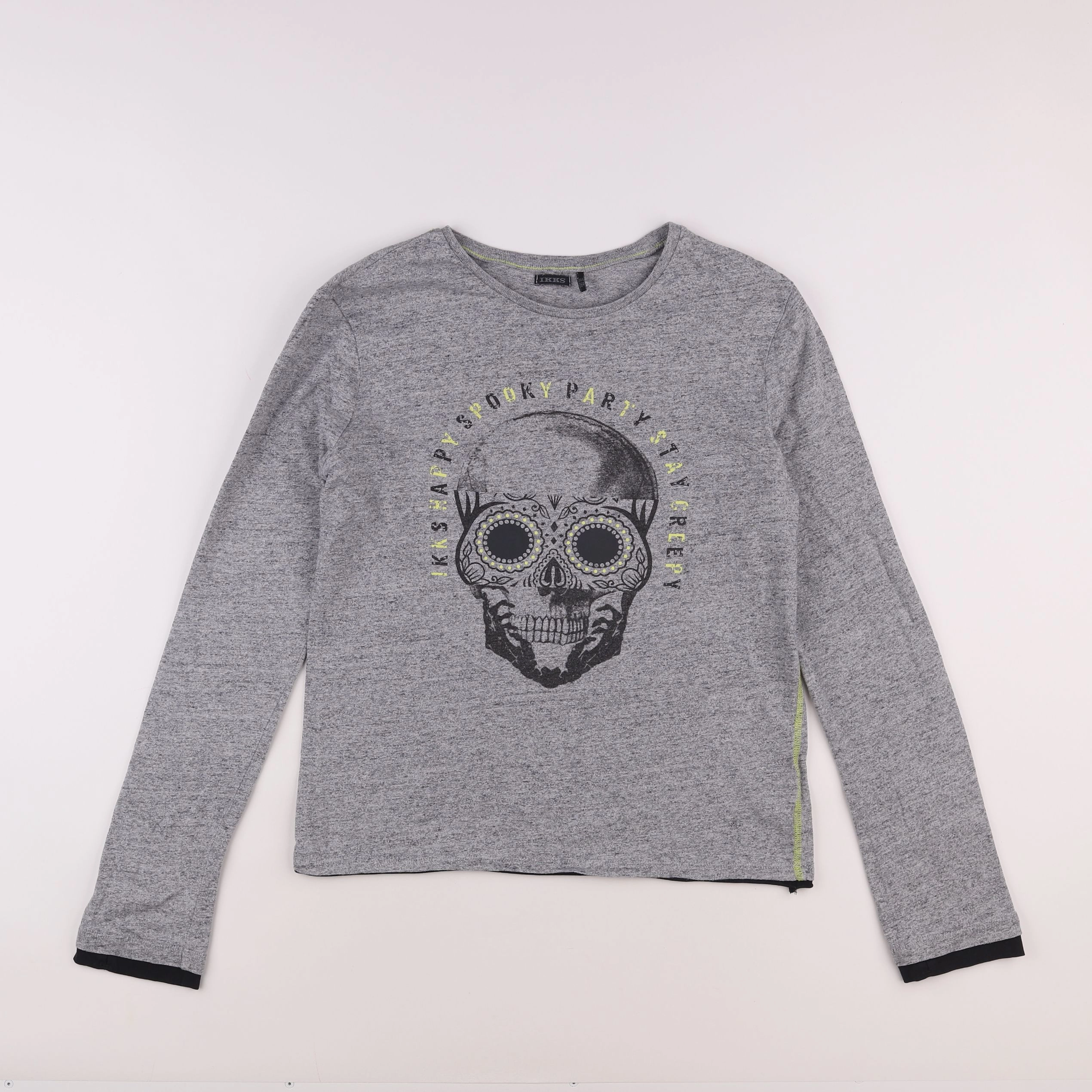 IKKS - tee-shirt gris - 14 ans