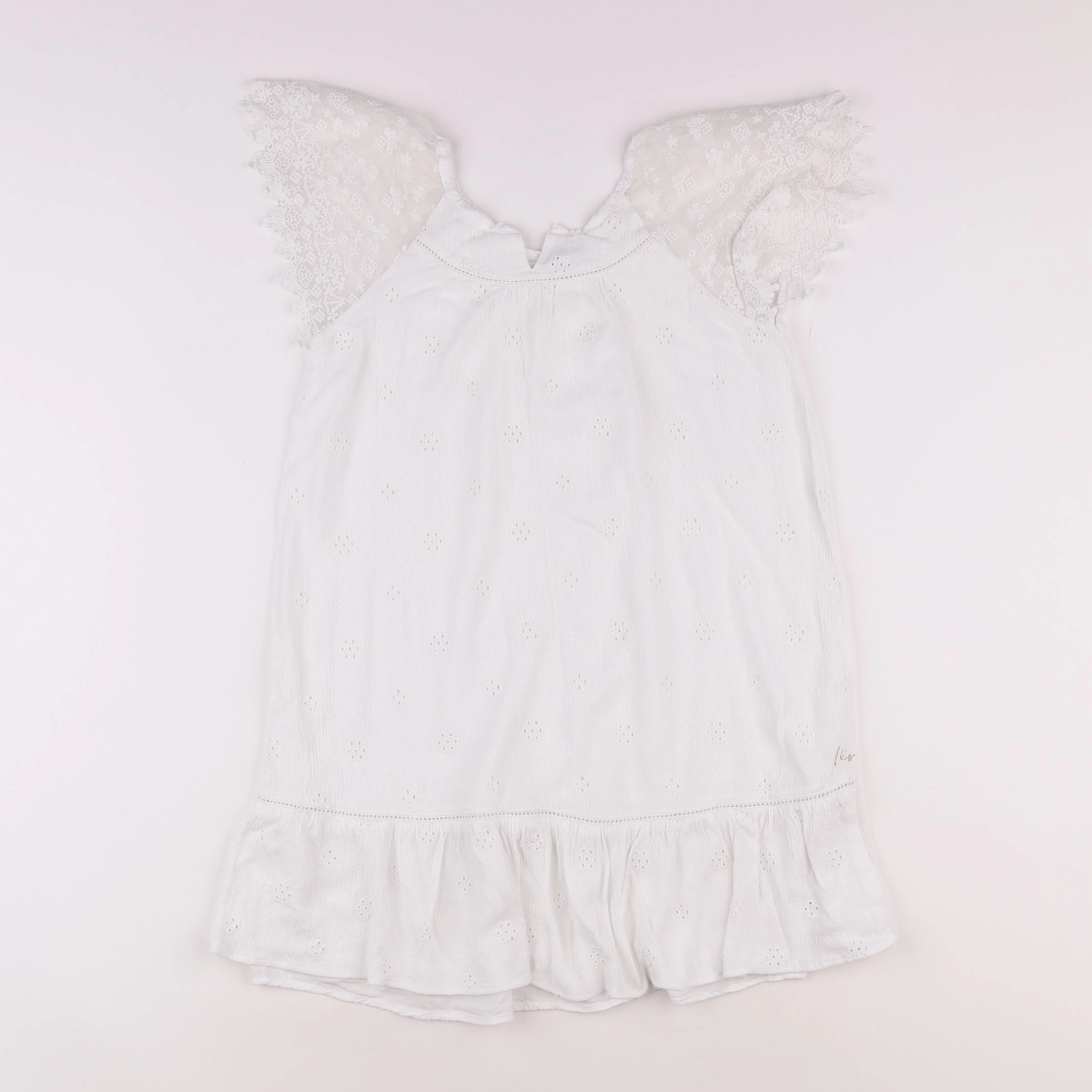 IKKS - robe blanc - 10 ans