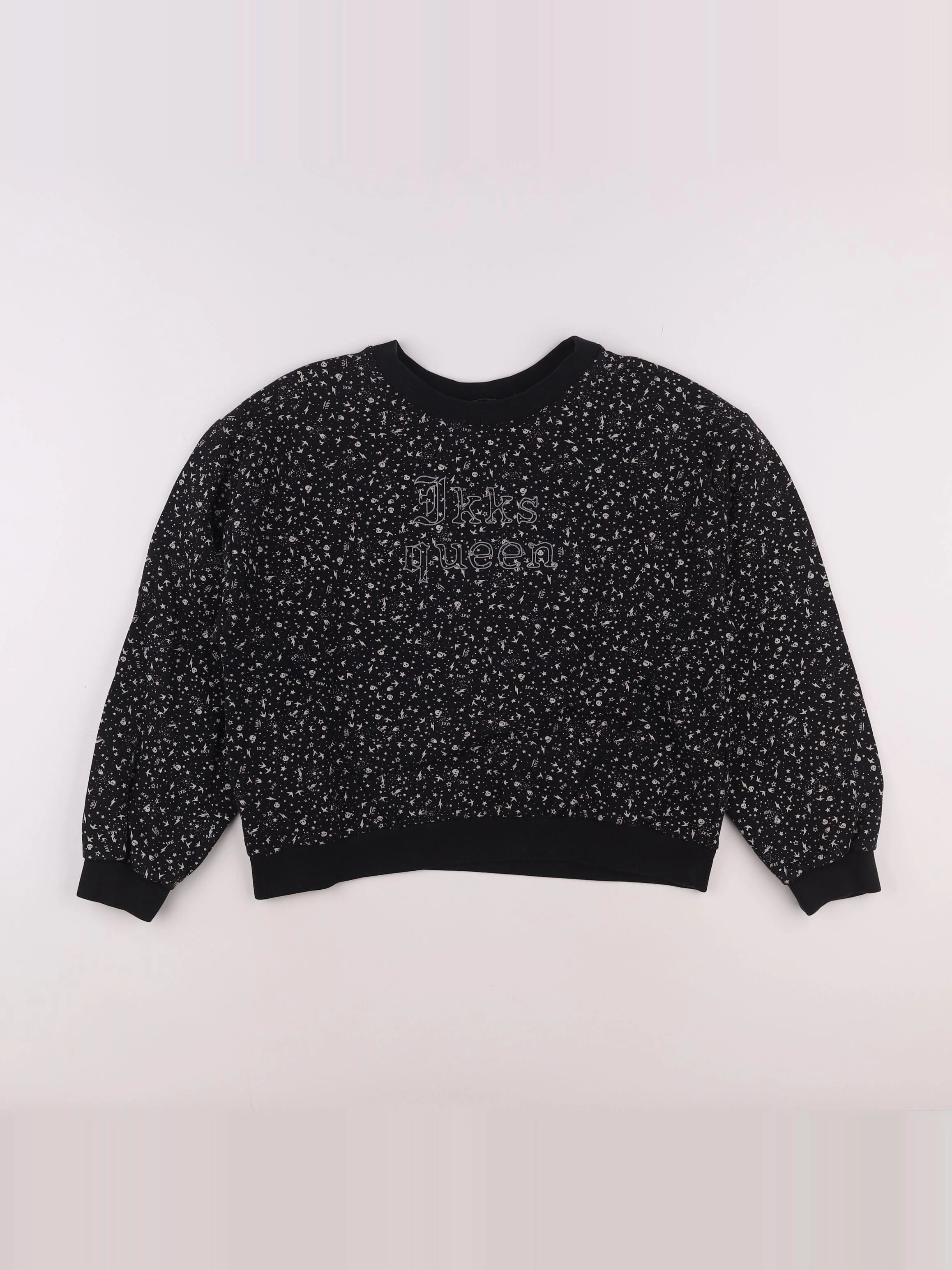 IKKS - sweat noir - 14 ans