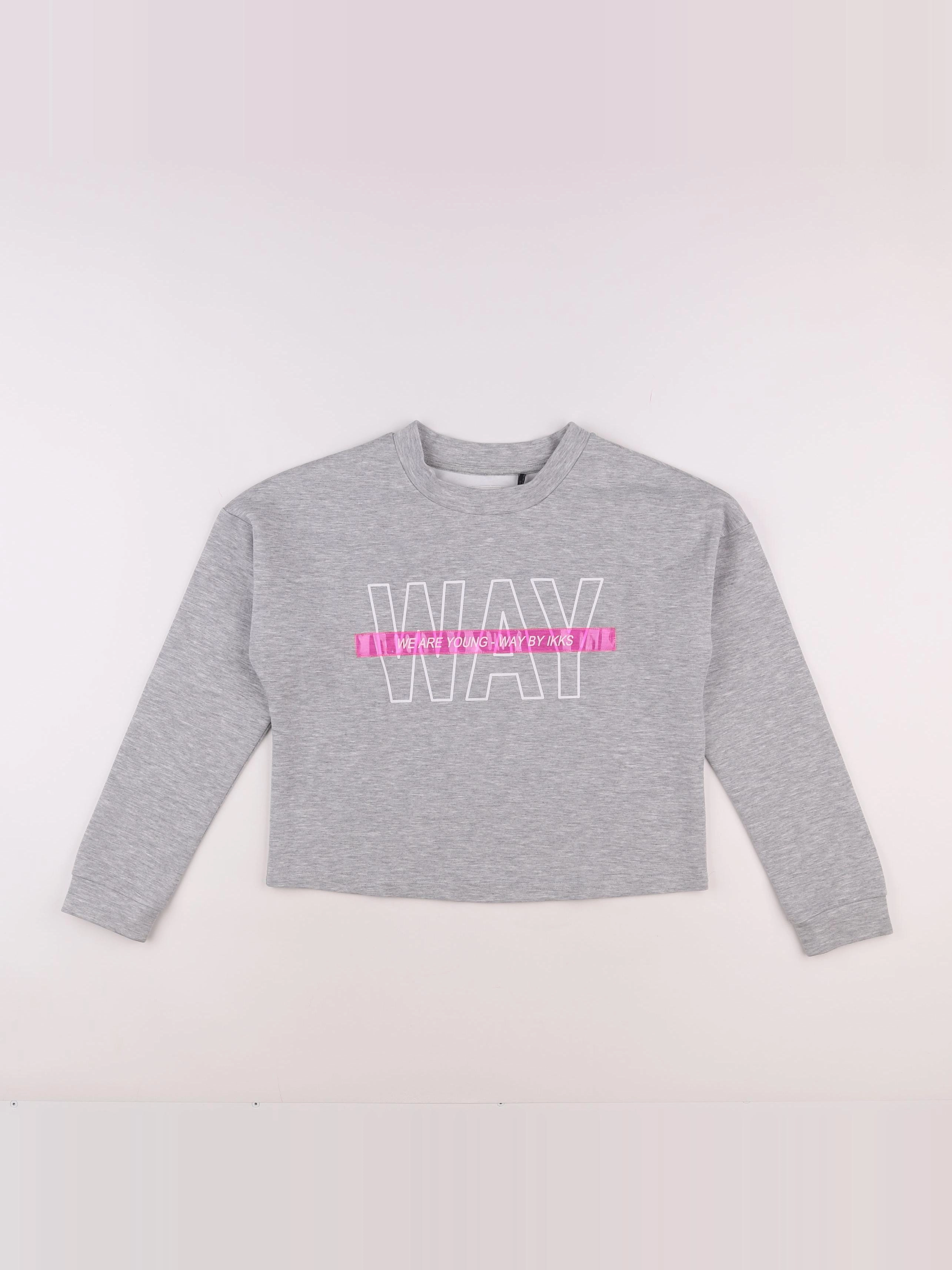IKKS - sweat gris - 14 ans