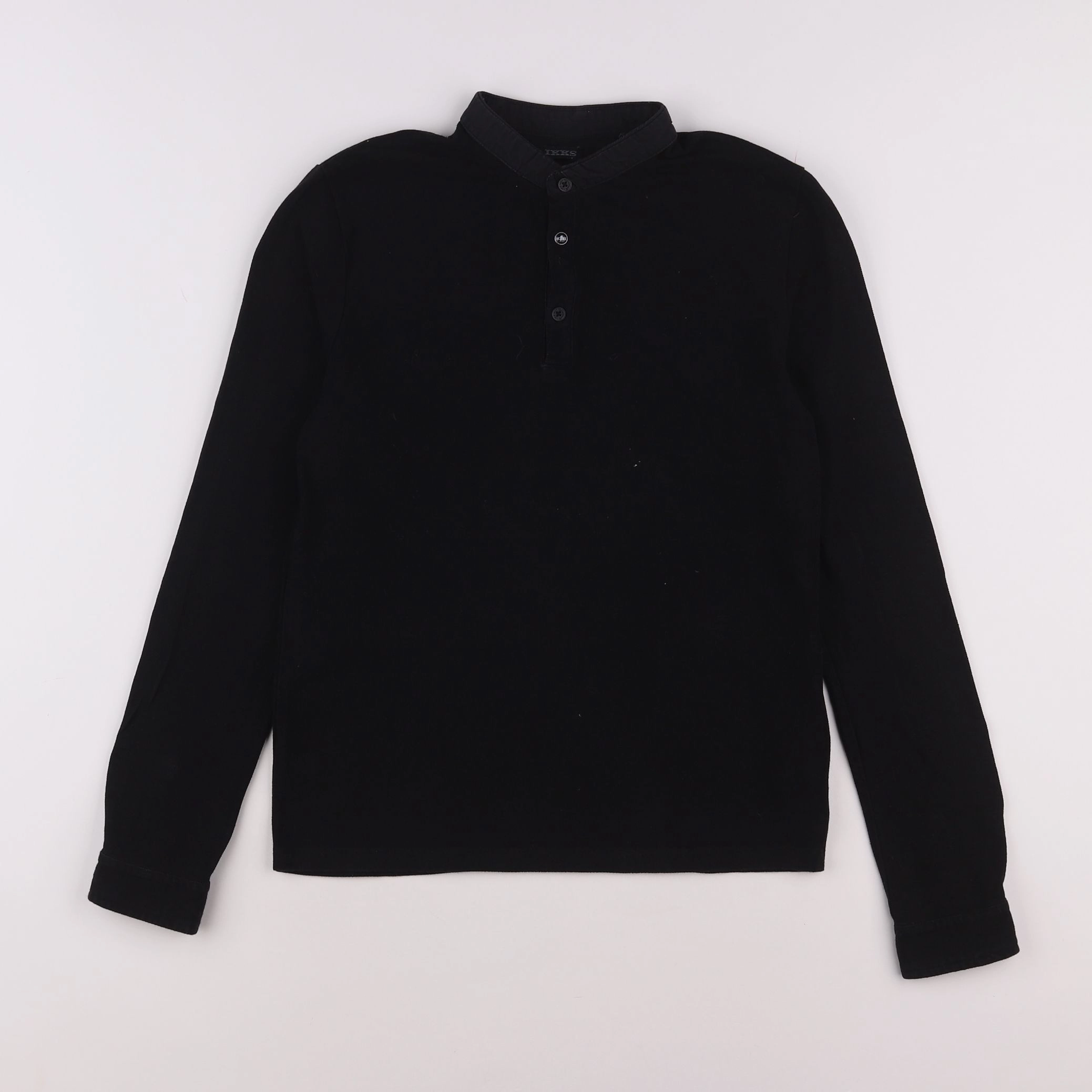 IKKS - polo imprimé au dos noir - 10 ans