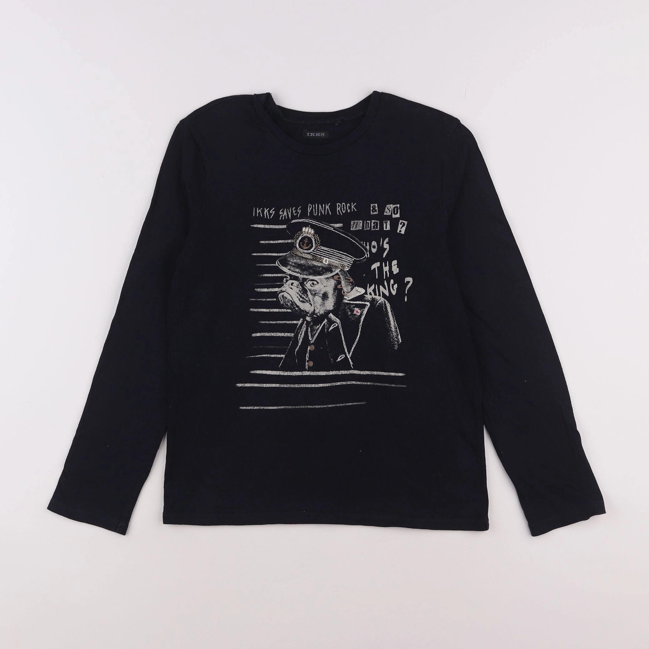 IKKS - tee-shirt noir - 10 ans