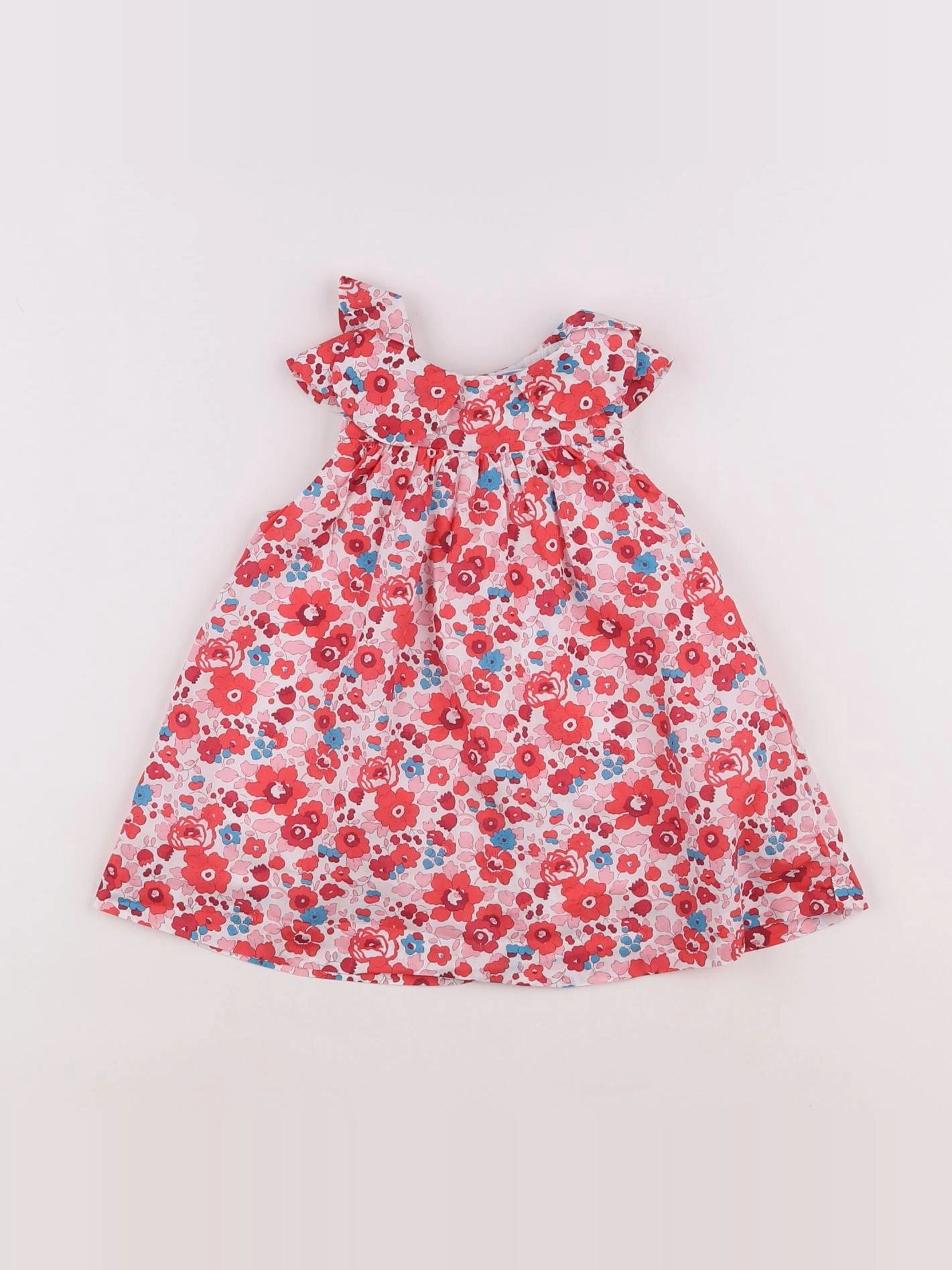 Jacadi - robe liberty rouge - 12 mois
