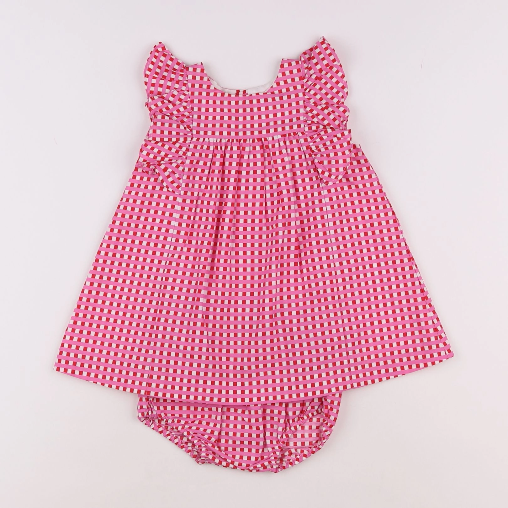 Jacadi - robe rose - 12 mois