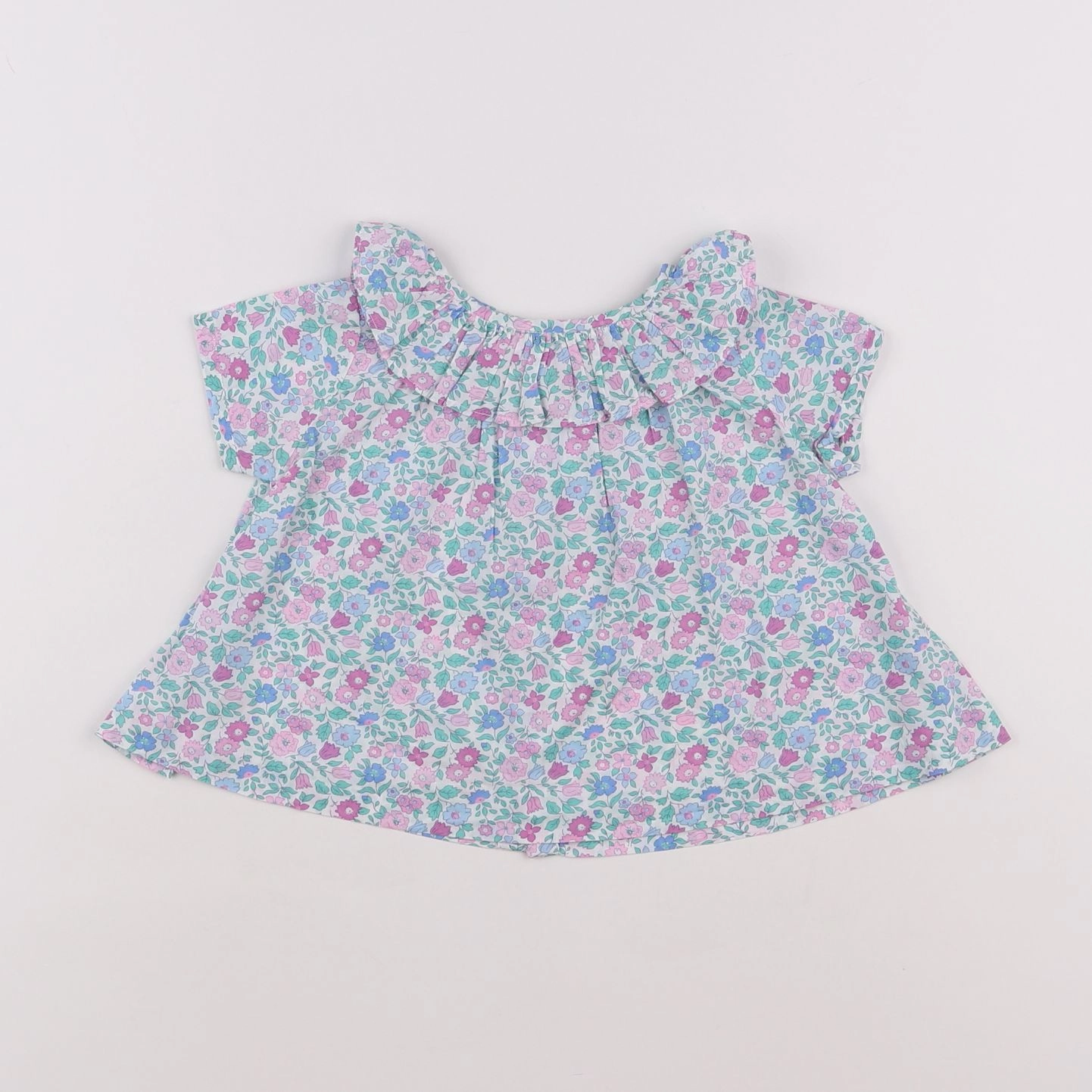 Jacadi - blouse liberty multicolore - 12 mois