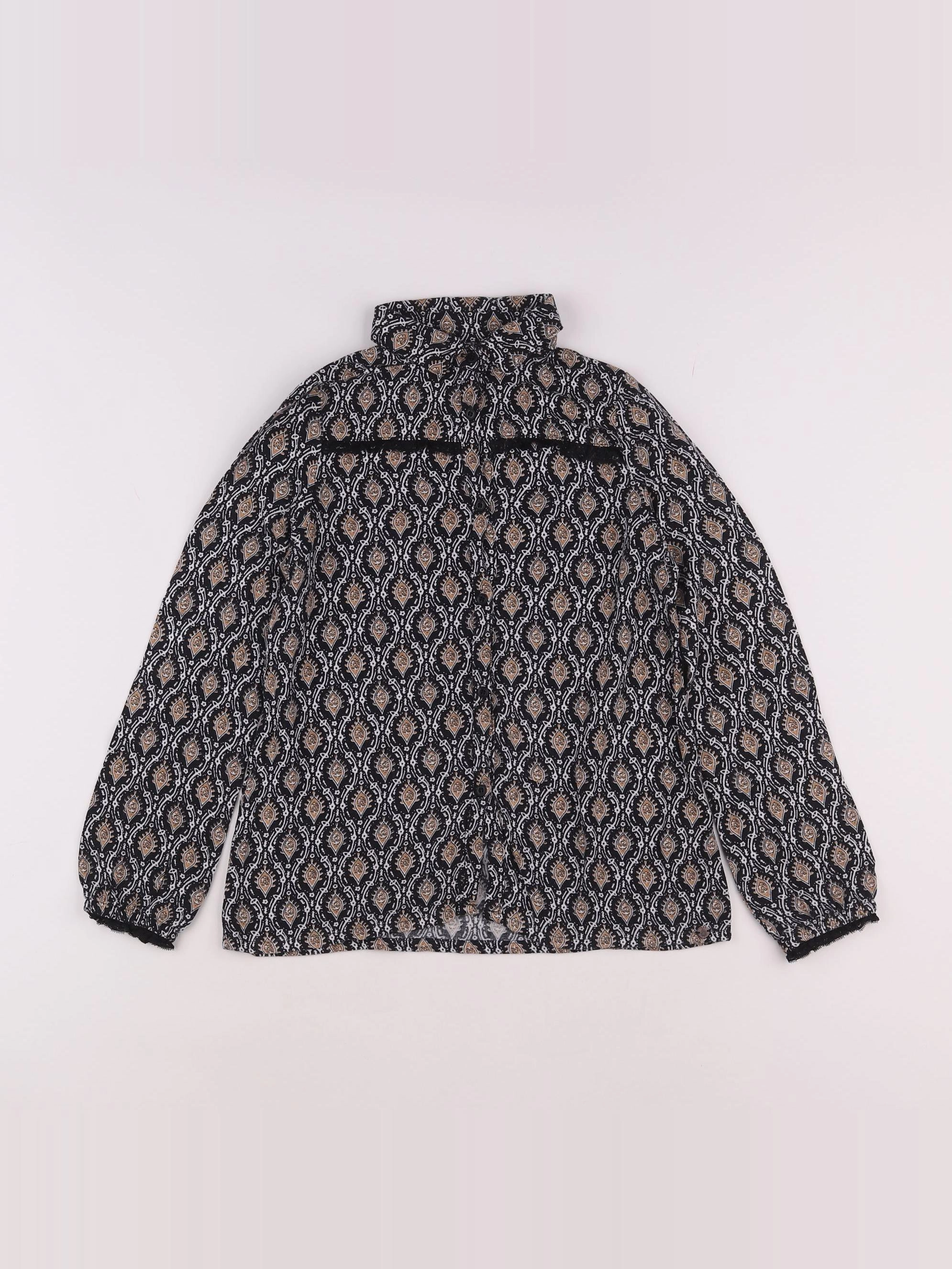 IKKS - blouse noir - 8 ans