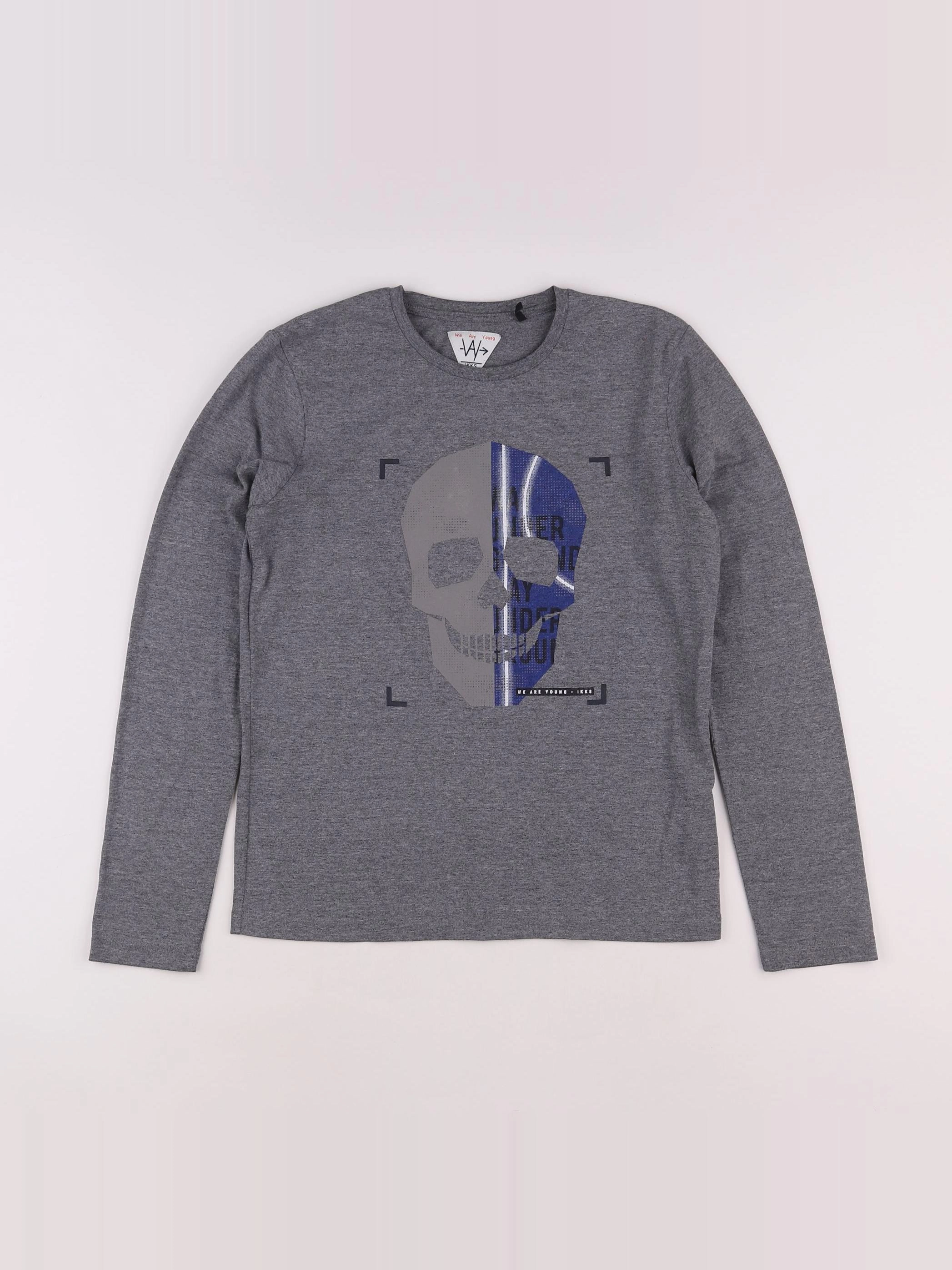 IKKS - tee-shirt gris - 12 ans