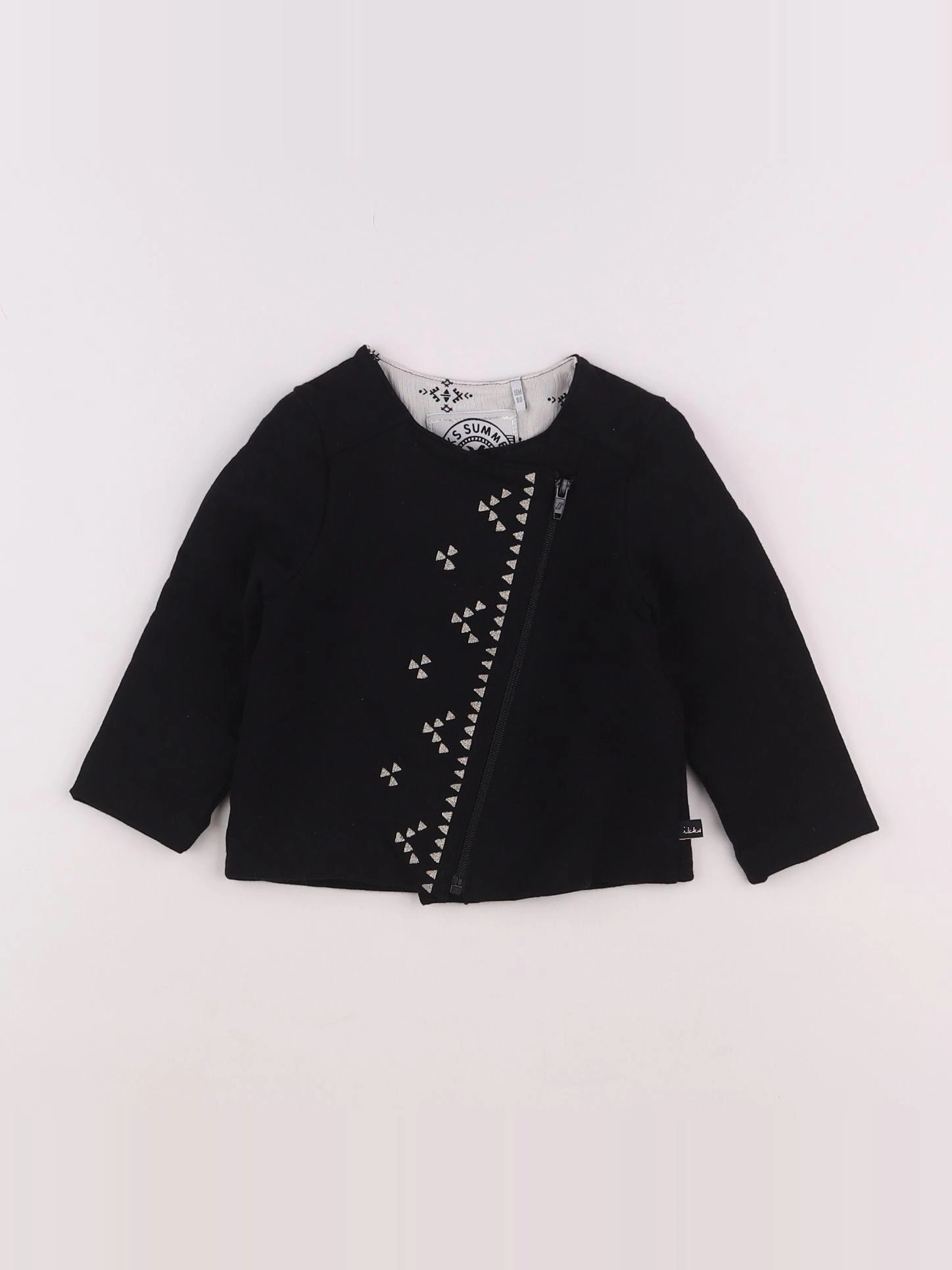 IKKS - veste noir - 18 mois