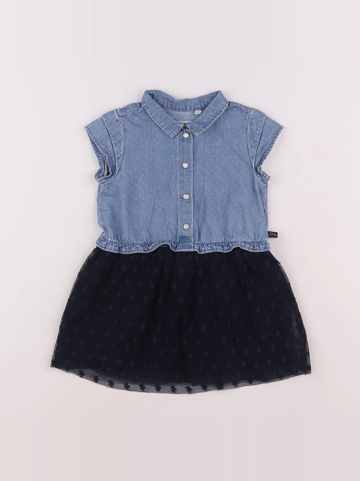 IKKS - robe bleu - 12 mois