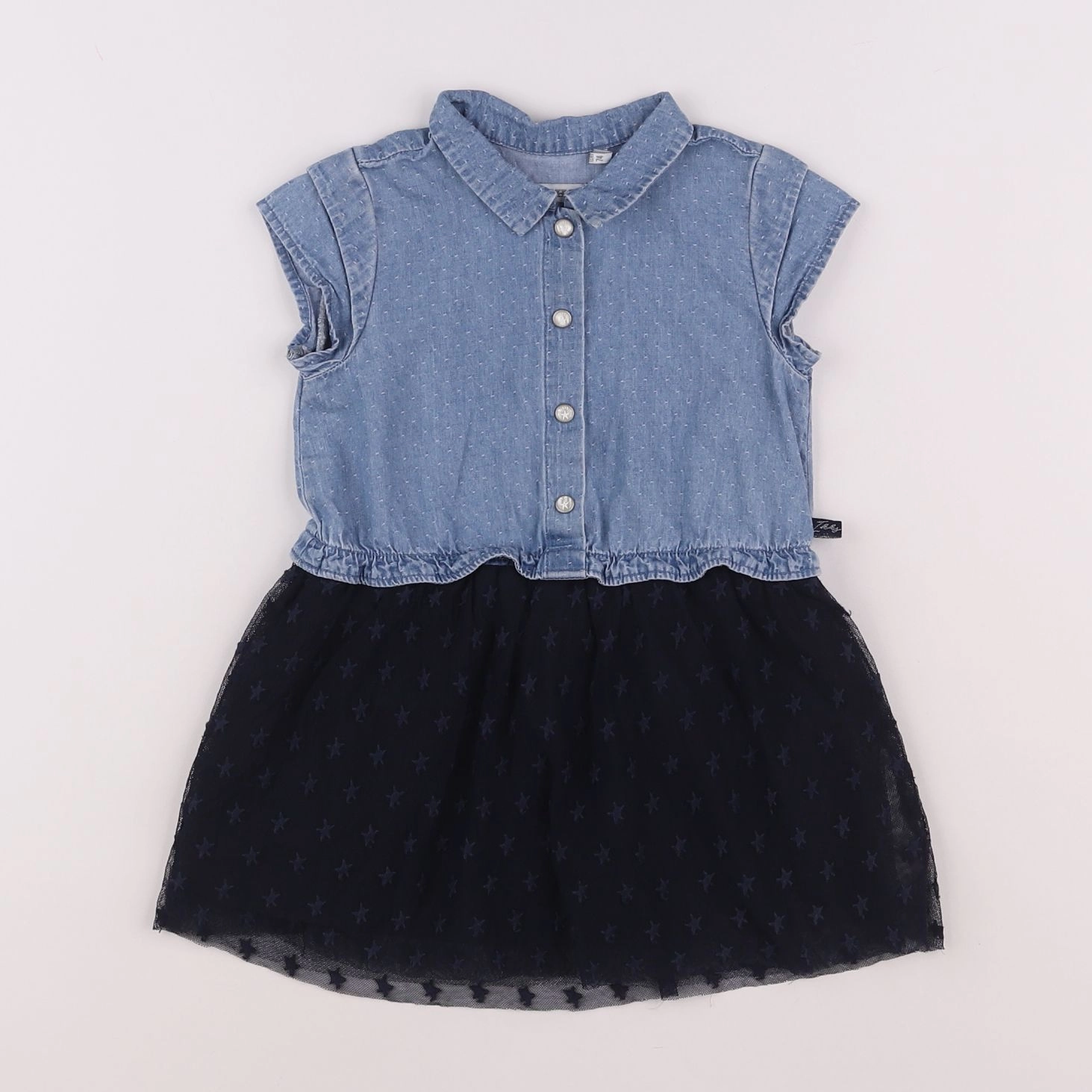 IKKS - robe bleu - 12 mois