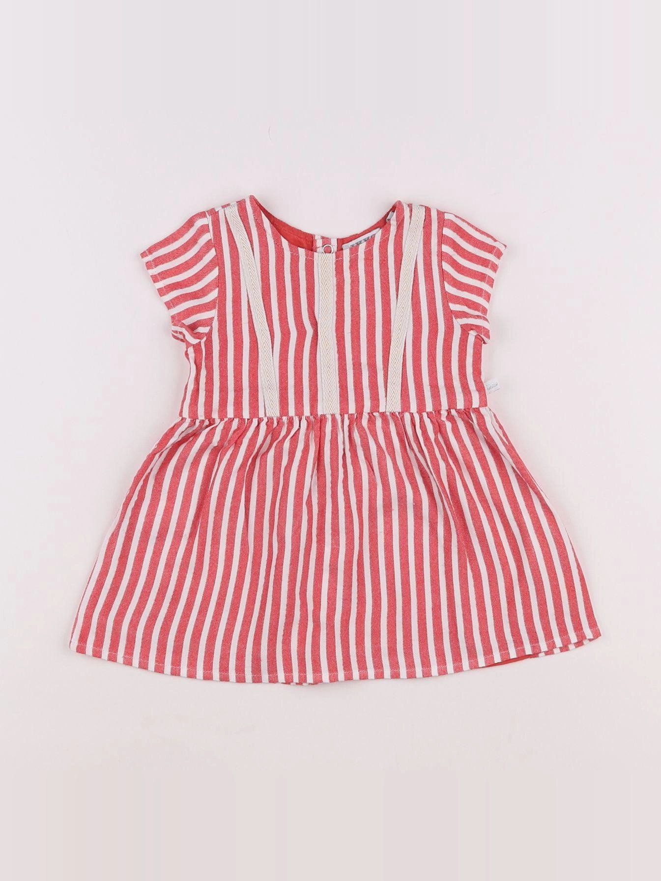 IKKS - robe orange - 6 mois