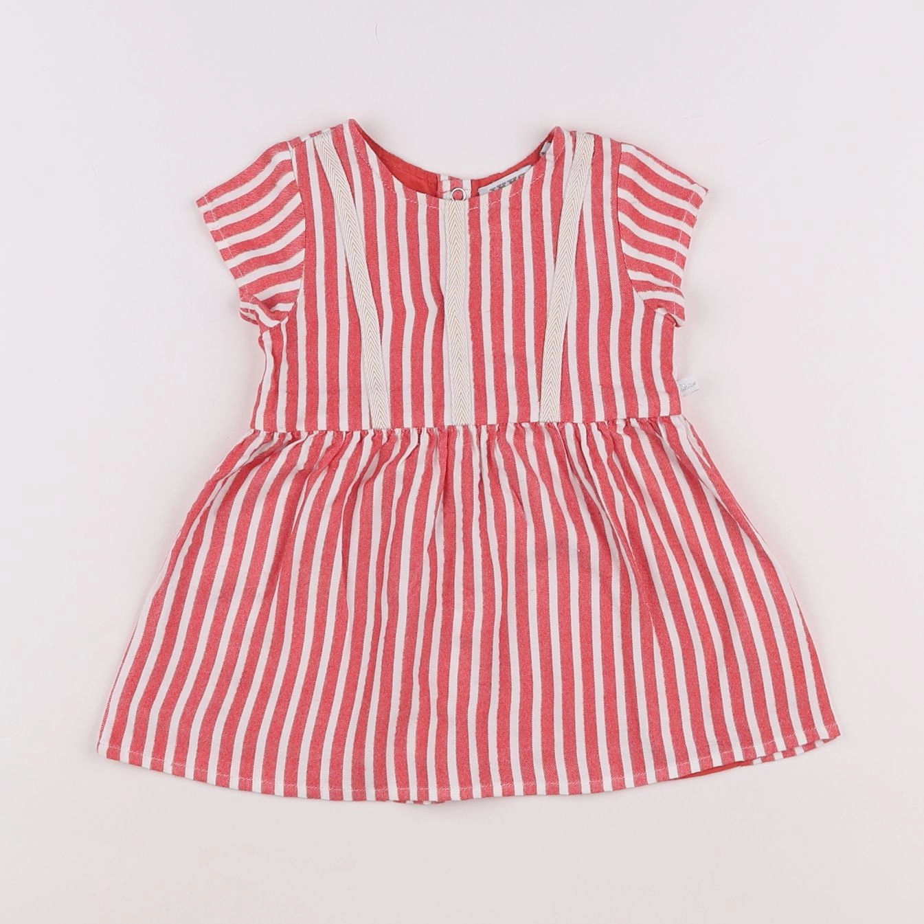 IKKS - robe orange - 6 mois