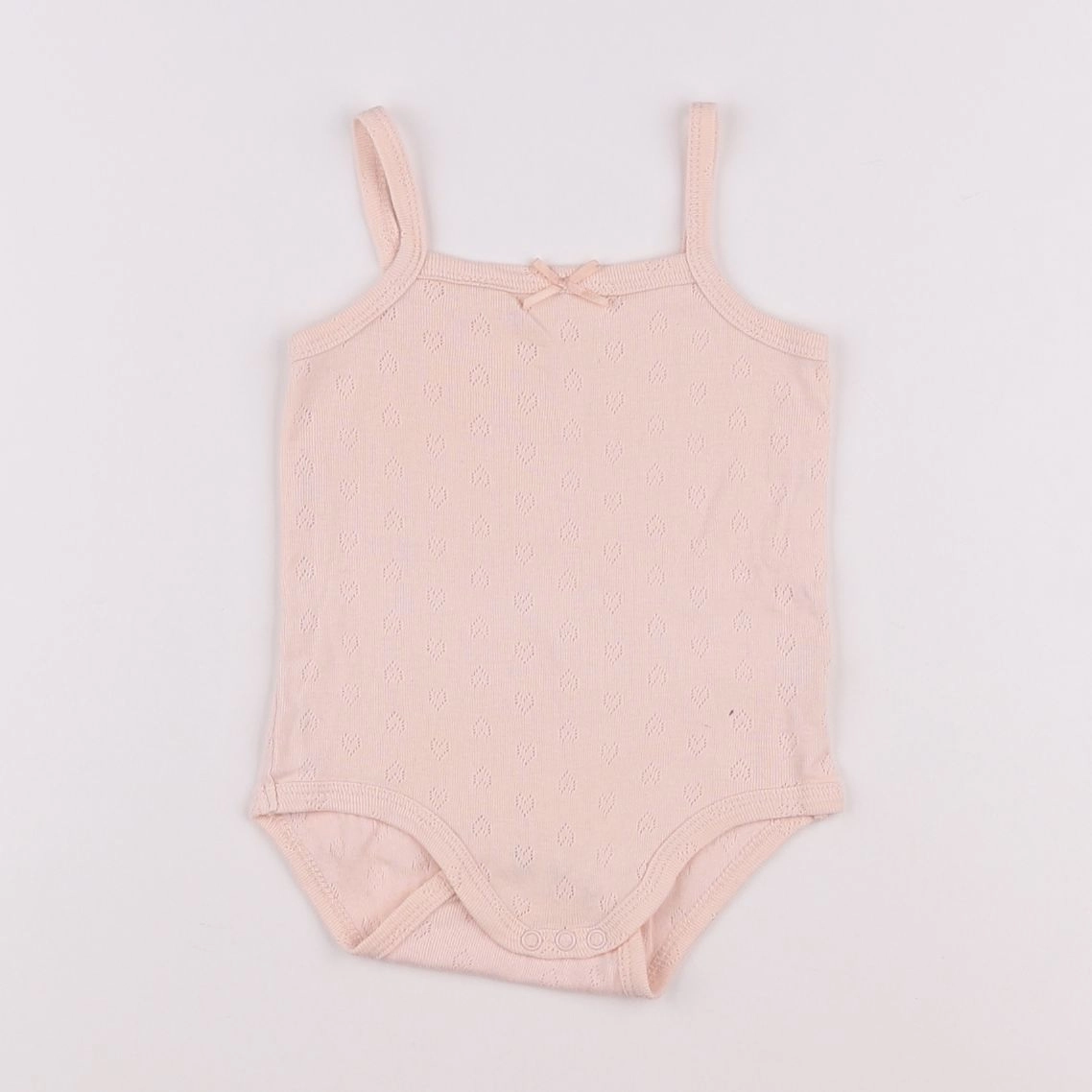 Vertbaudet - maillot de corps rose - 6 mois