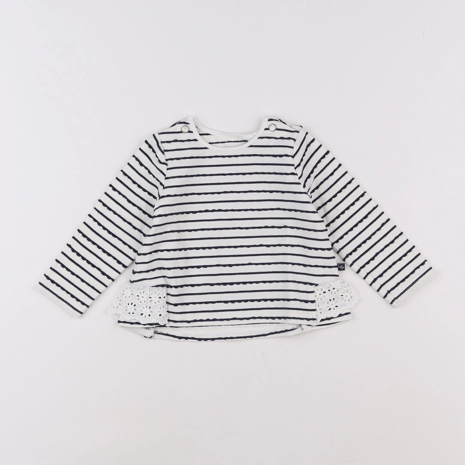 IKKS - tee-shirt blanc - 12 mois