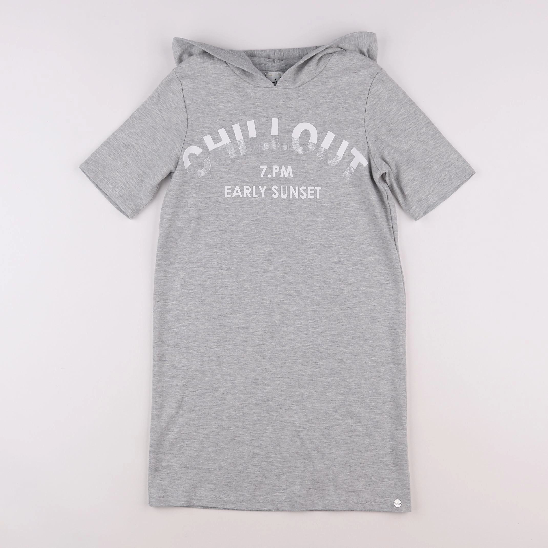 IKKS - robe gris - 10 ans