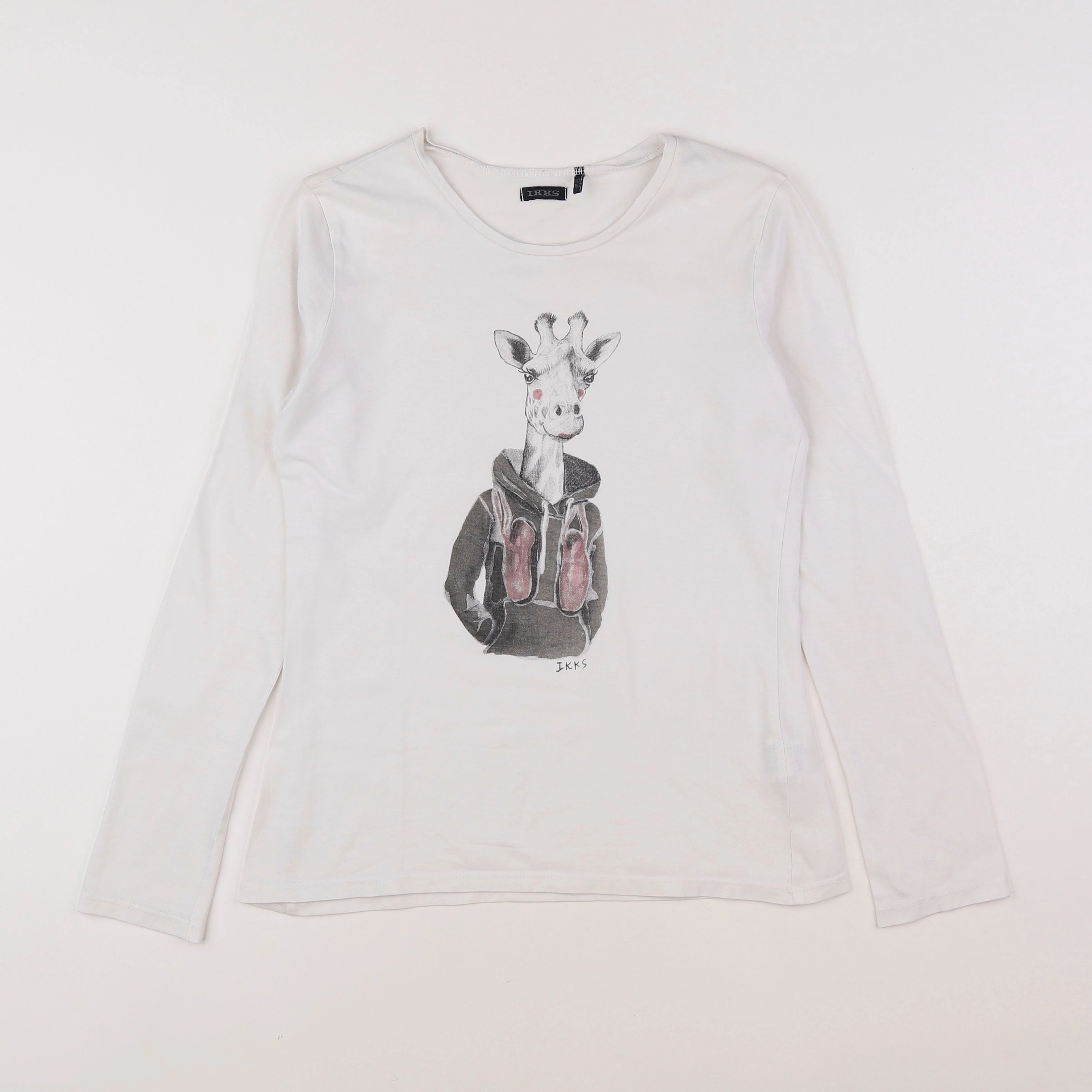 IKKS - tee-shirt blanc - 12 ans