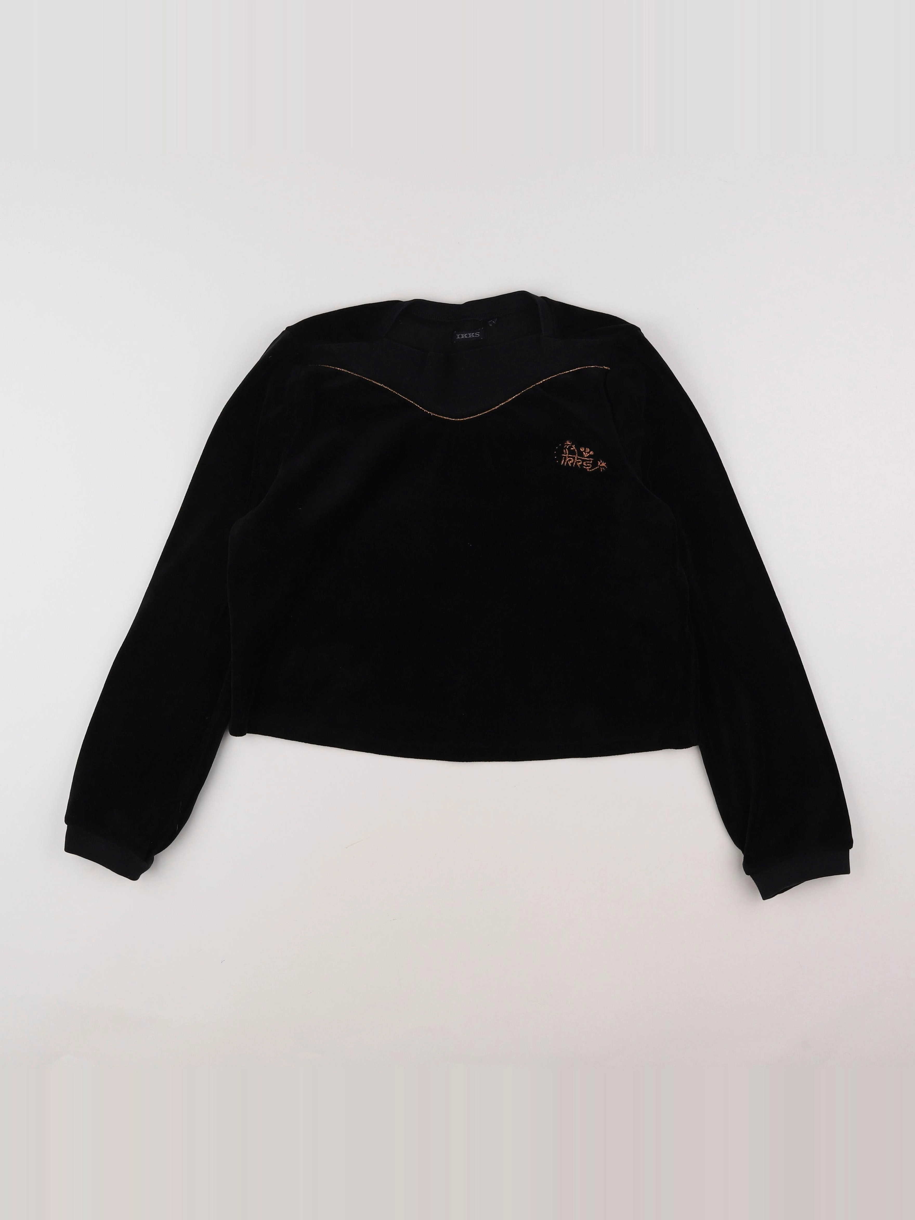 IKKS - sweat noir - 12 ans