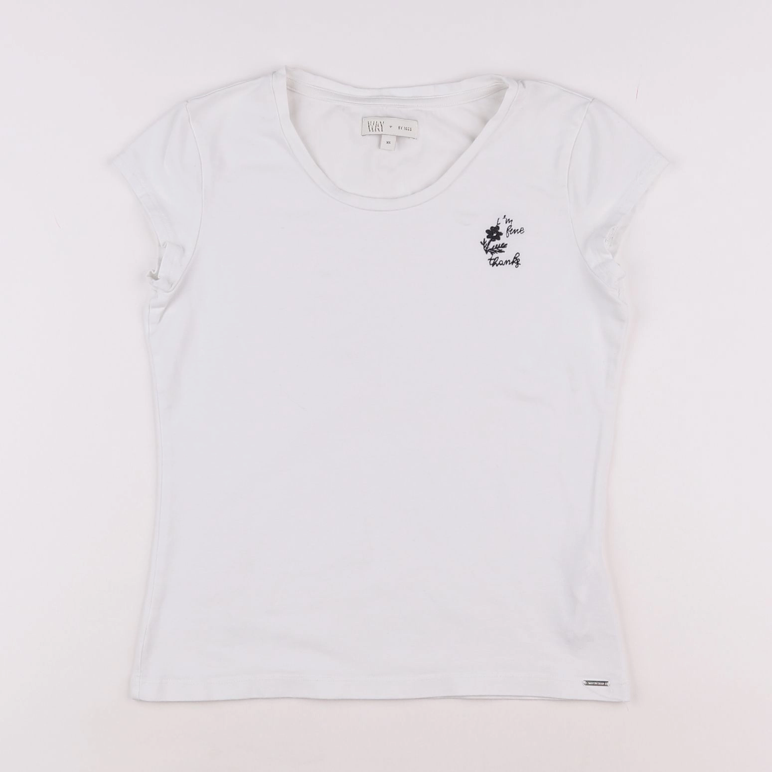 IKKS - tee-shirt blanc - 12 ans