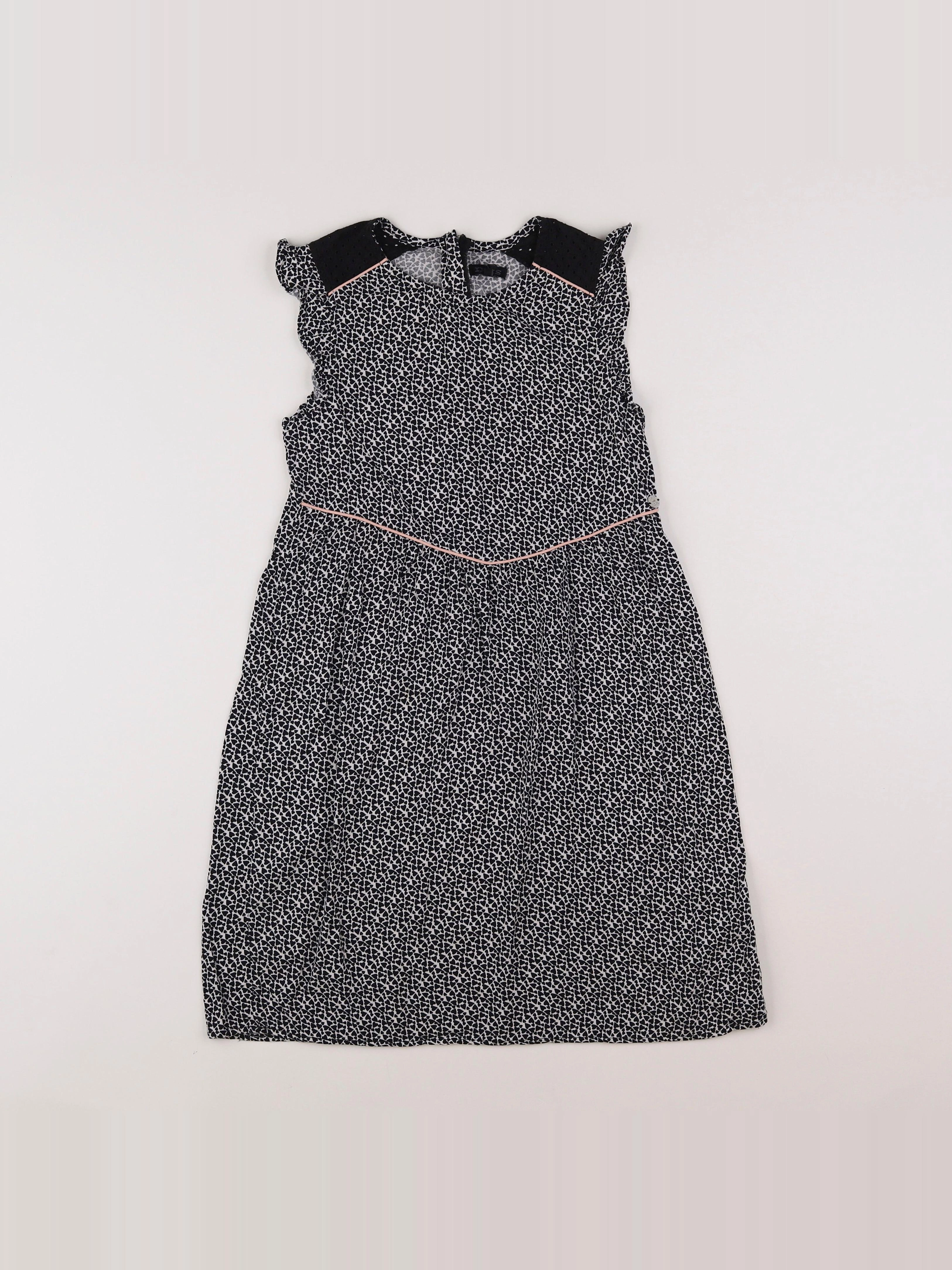 IKKS - robe noir - 10 ans