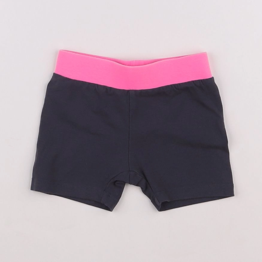 Vertbaudet - short gris, rose - 2 ans