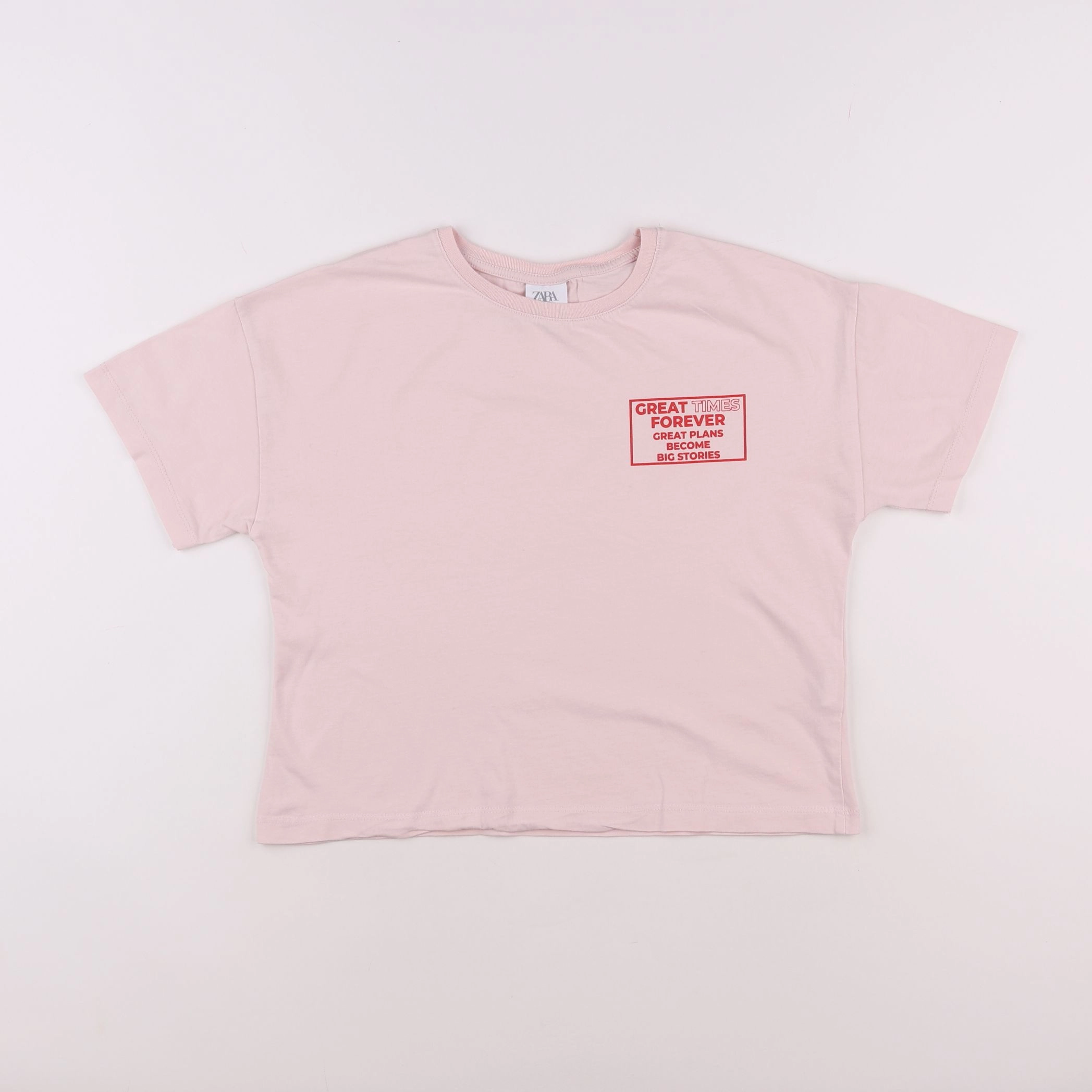 Zara - tee-shirt rose - 11/12 ans