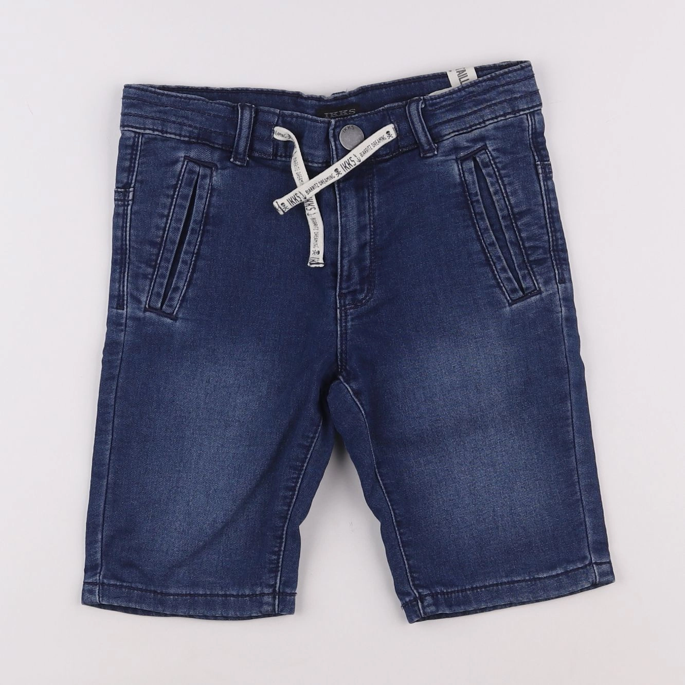 IKKS - short bleu - 8 ans