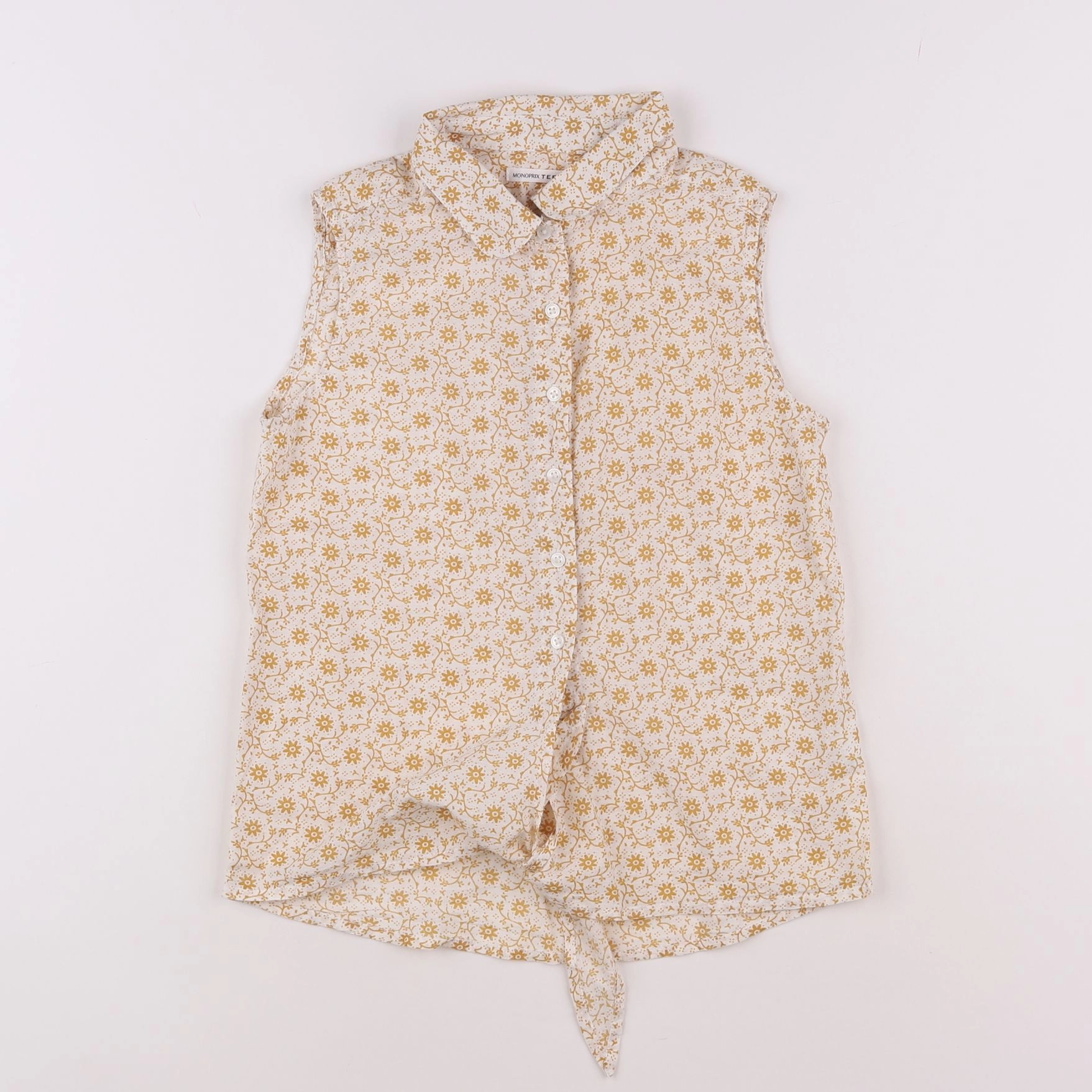 Monoprix - blouse jaune - 12 ans