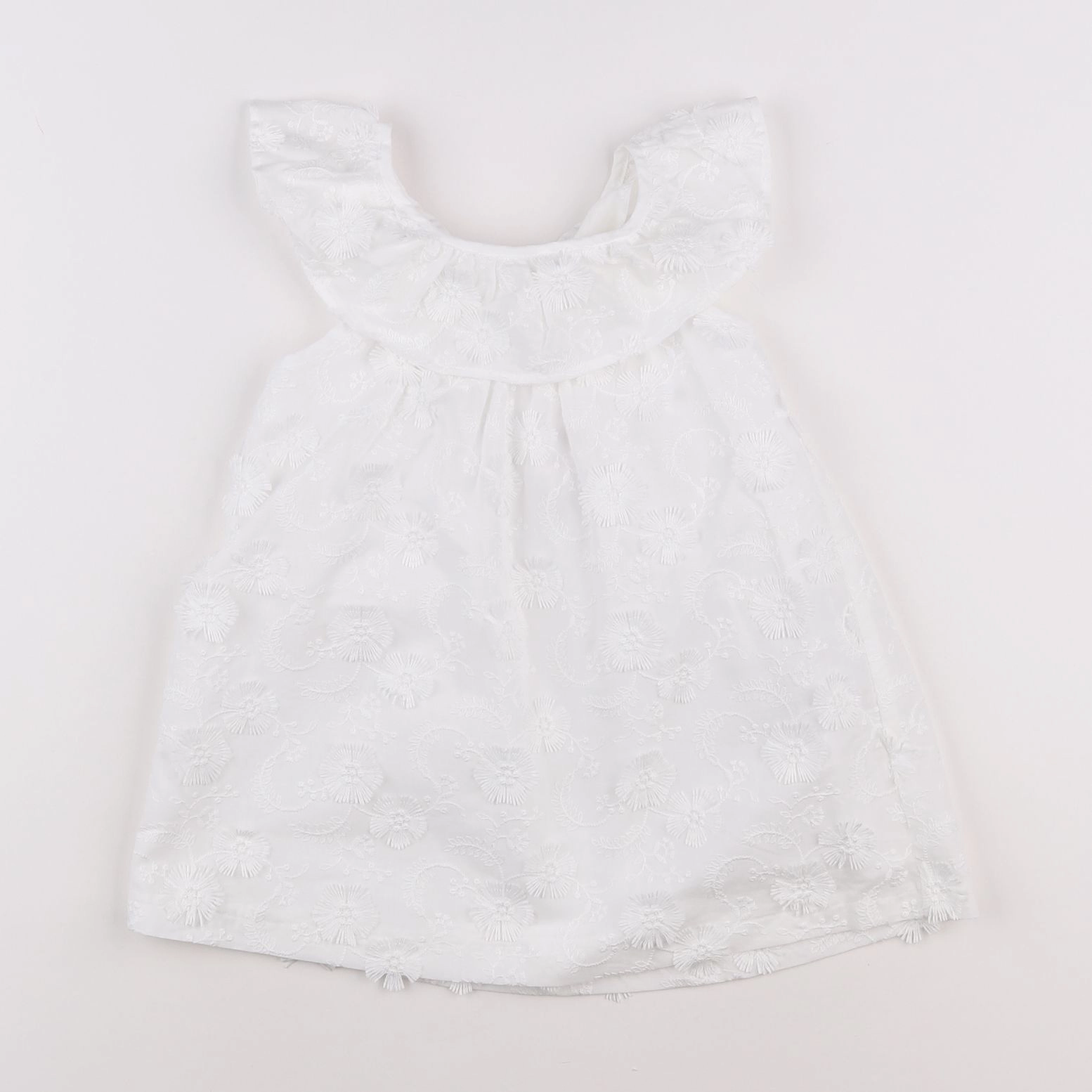 Zara - robe blanc - 18 mois à 2 ans