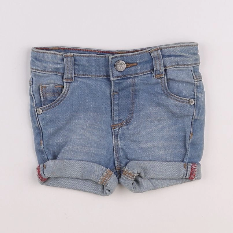 Tape à l'oeil - short bleu - 6 mois