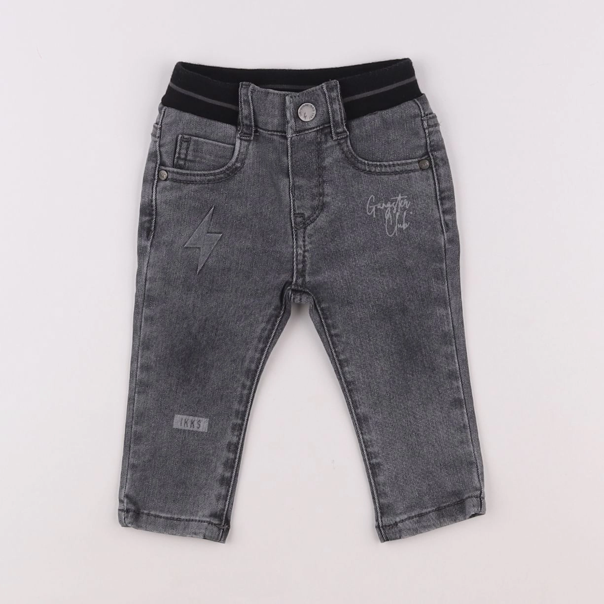 IKKS - jean gris - 6 mois