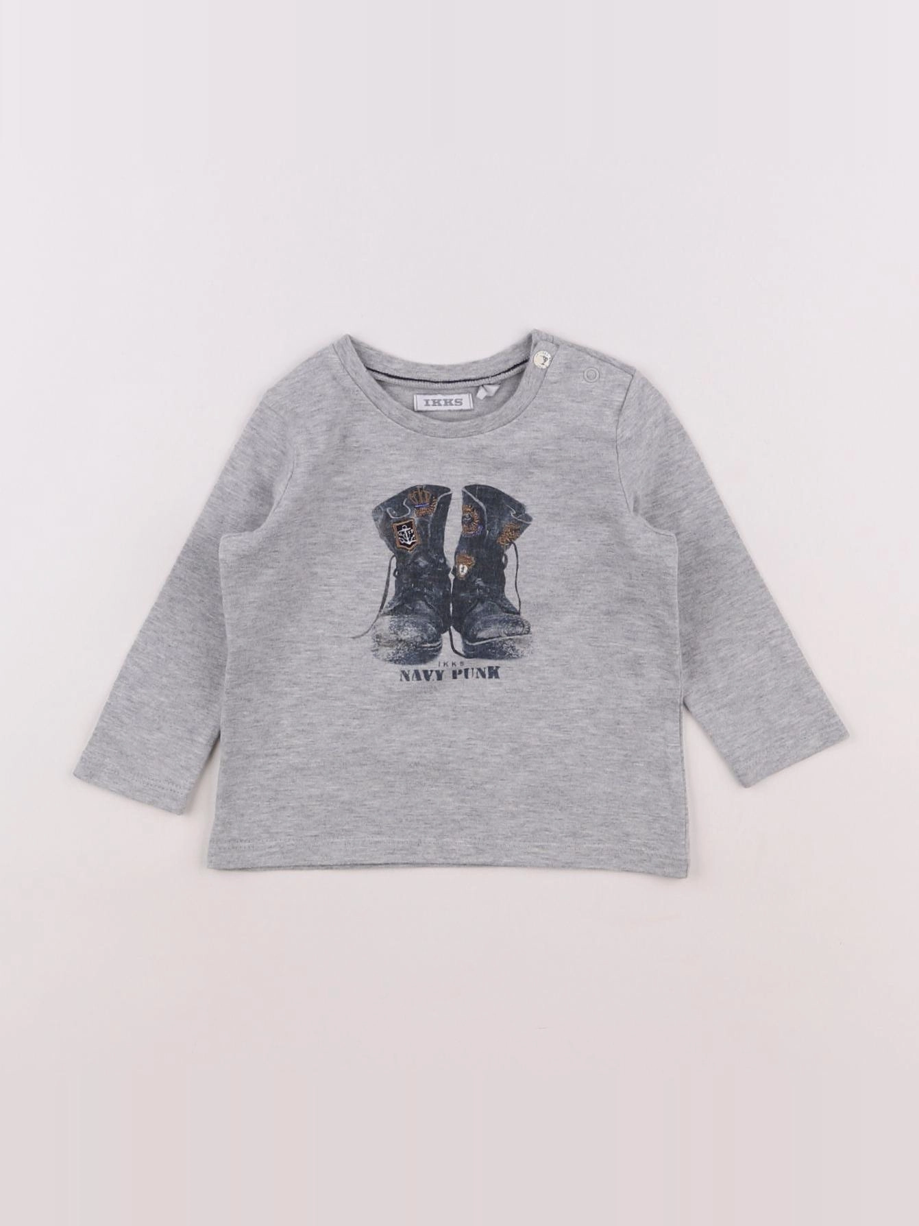 IKKS - tee-shirt gris - 6 mois