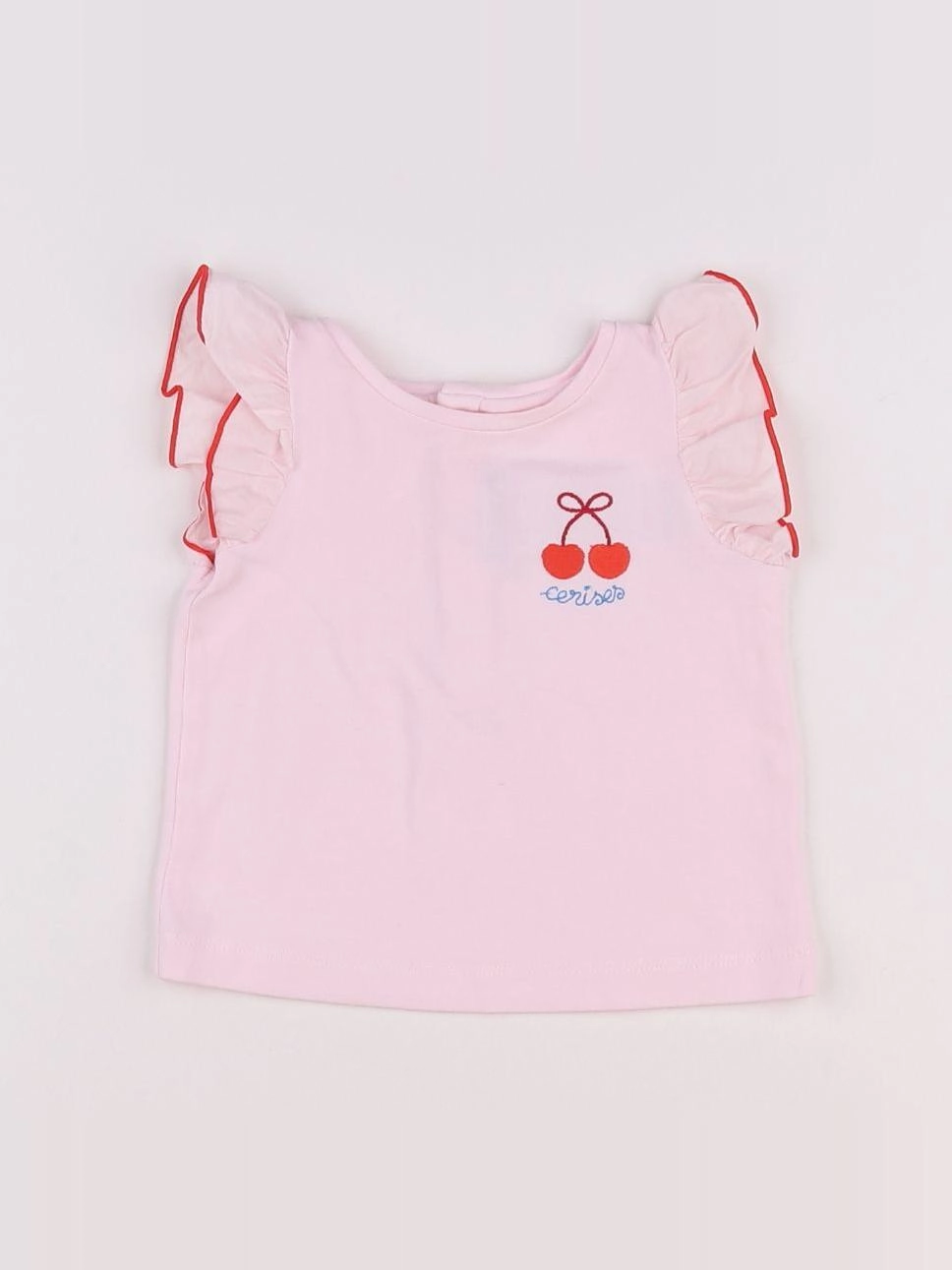 Jacadi - tee-shirt rose - 6 mois