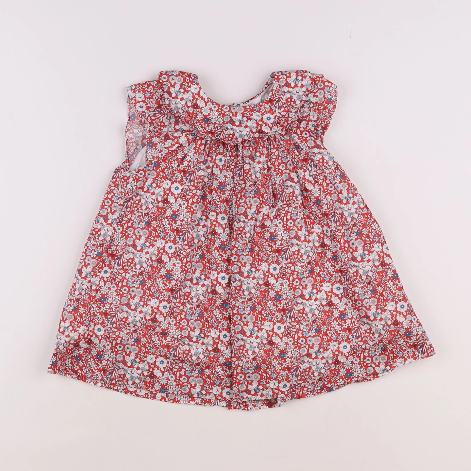 Jacadi - robe liberty rouge - 18 mois