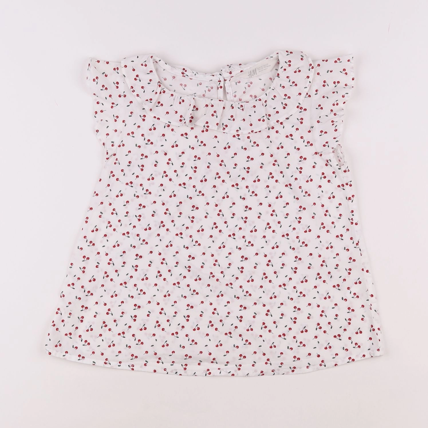 H&M - blouse rouge - 6/7 ans