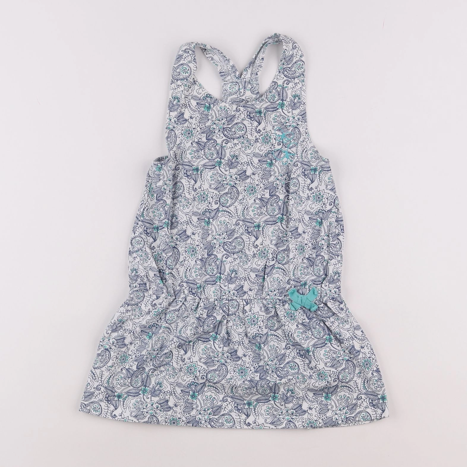 Vertbaudet - robe bleu - 4 ans