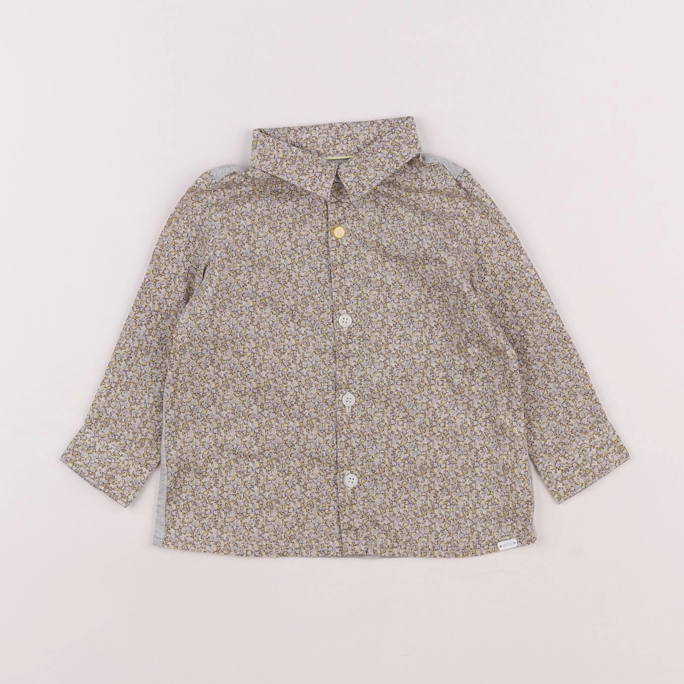 IKKS - chemise jaune - 12 mois