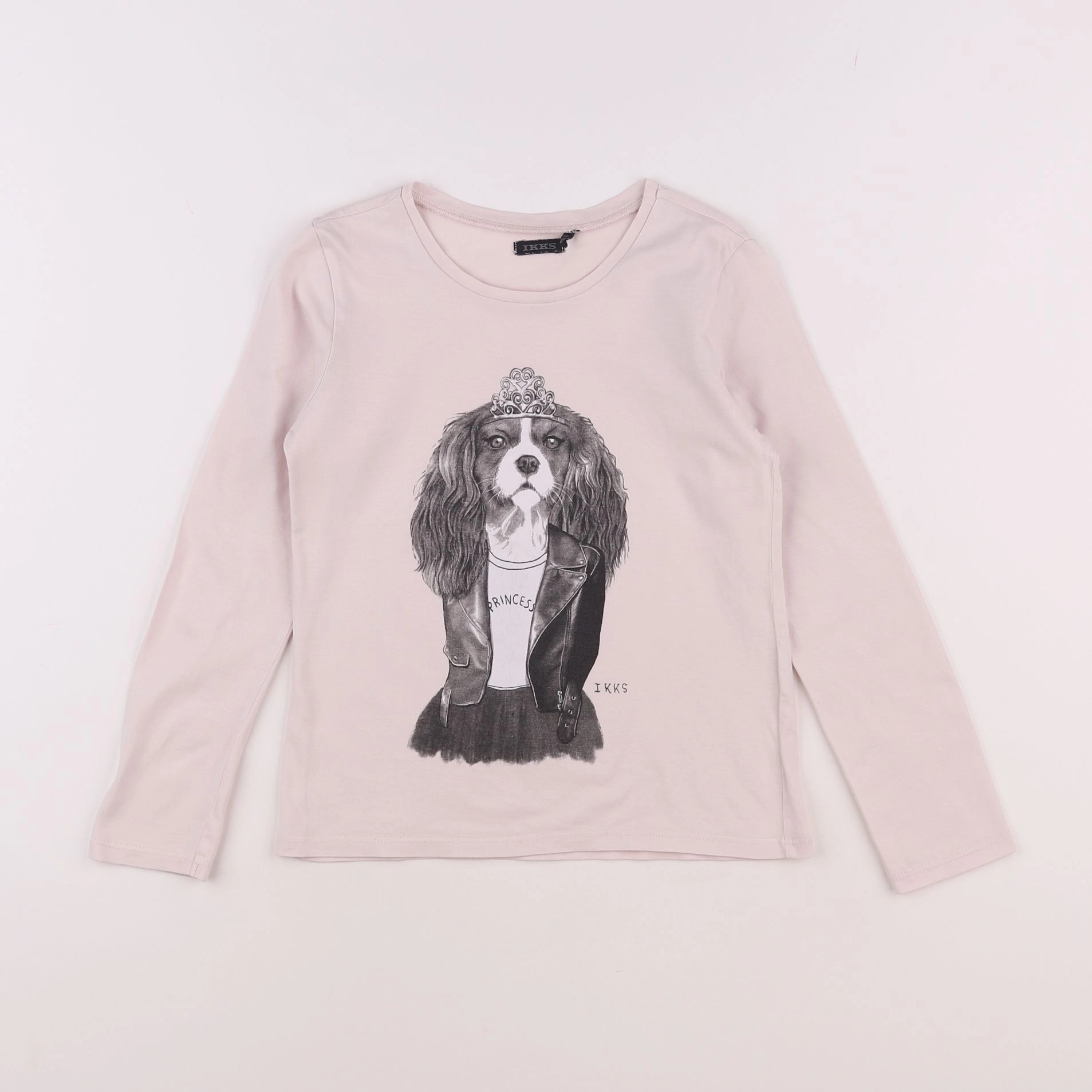 IKKS - tee-shirt rose - 8 ans