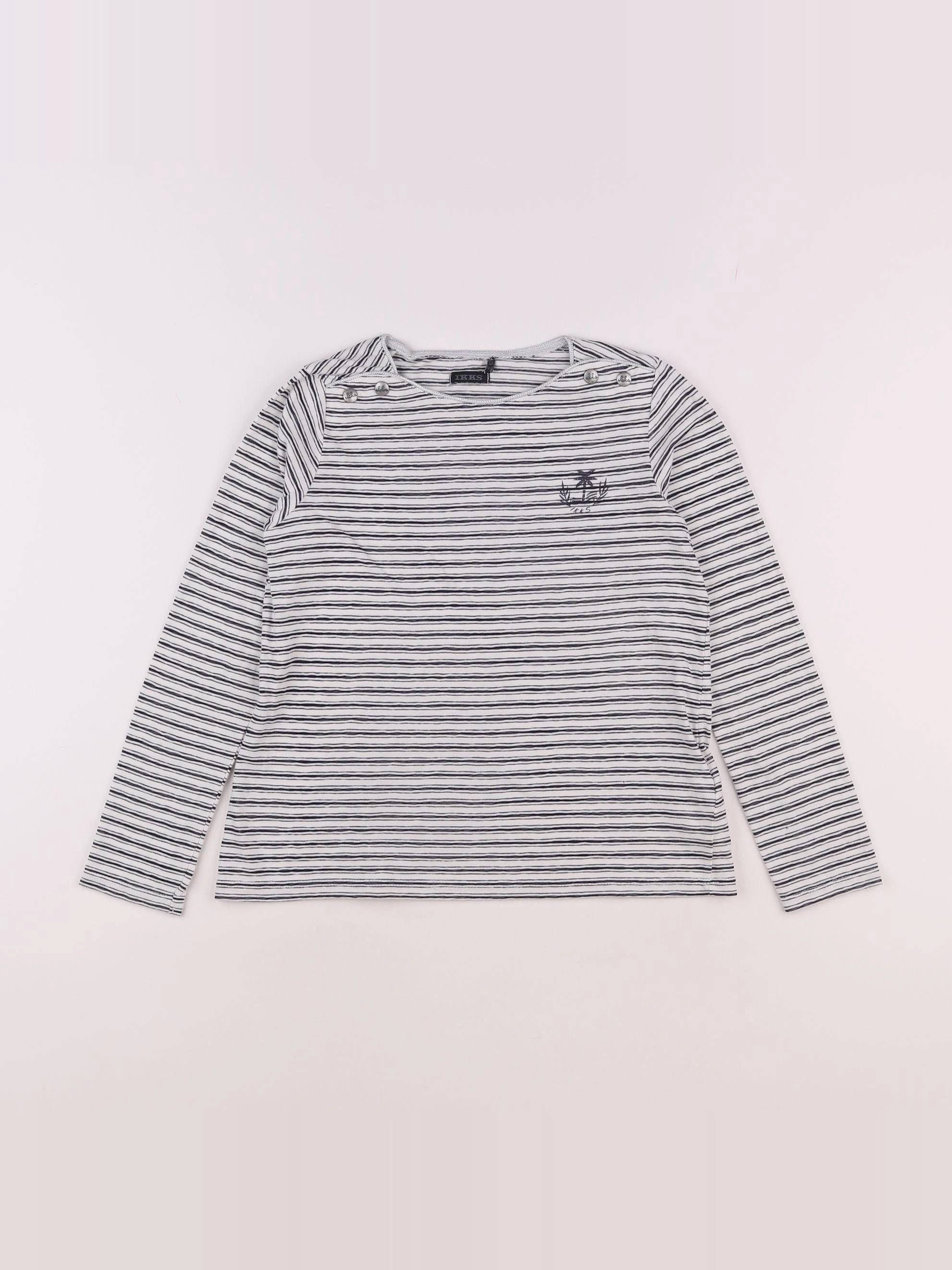 IKKS - tee-shirt bleu - 10 ans