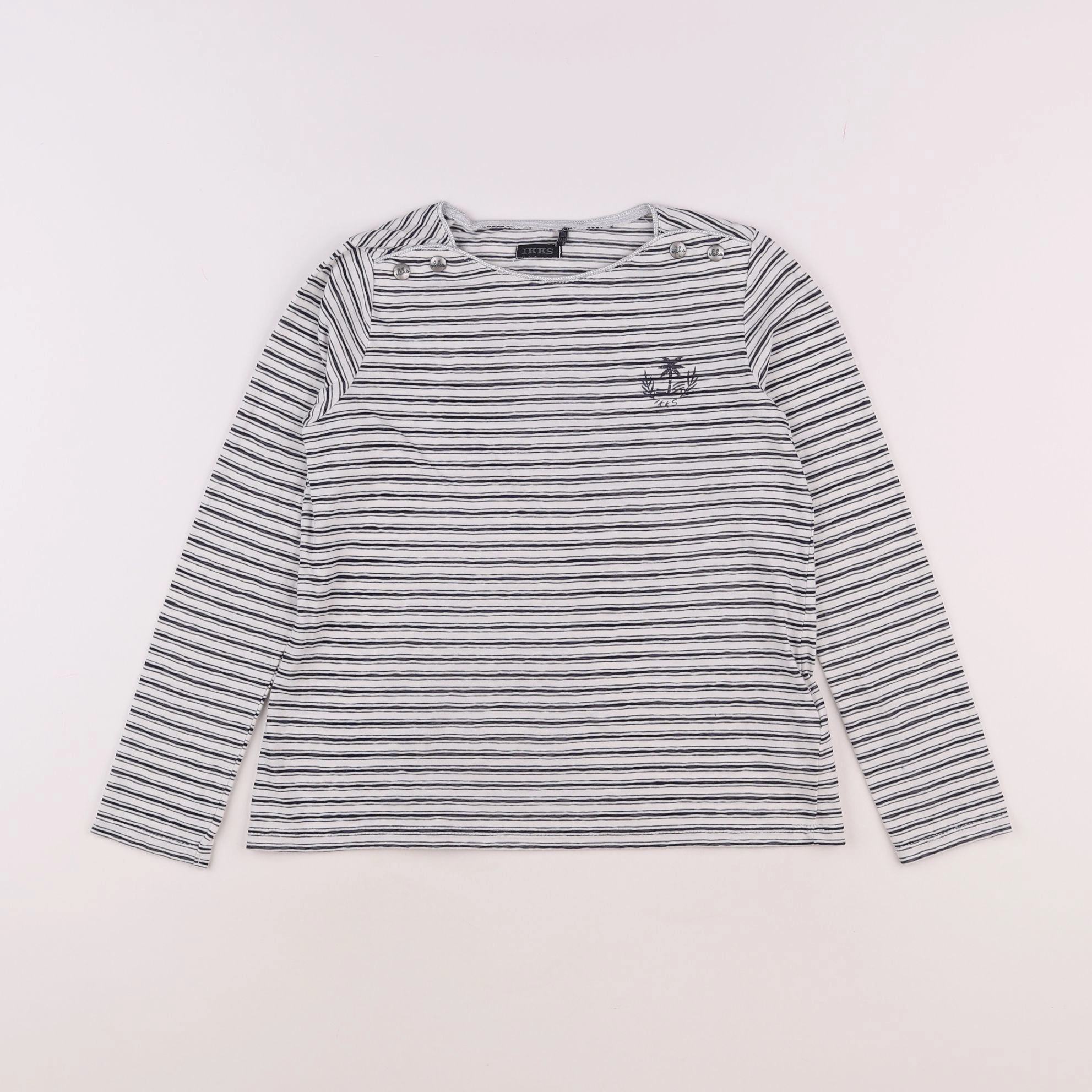 IKKS - tee-shirt bleu - 10 ans