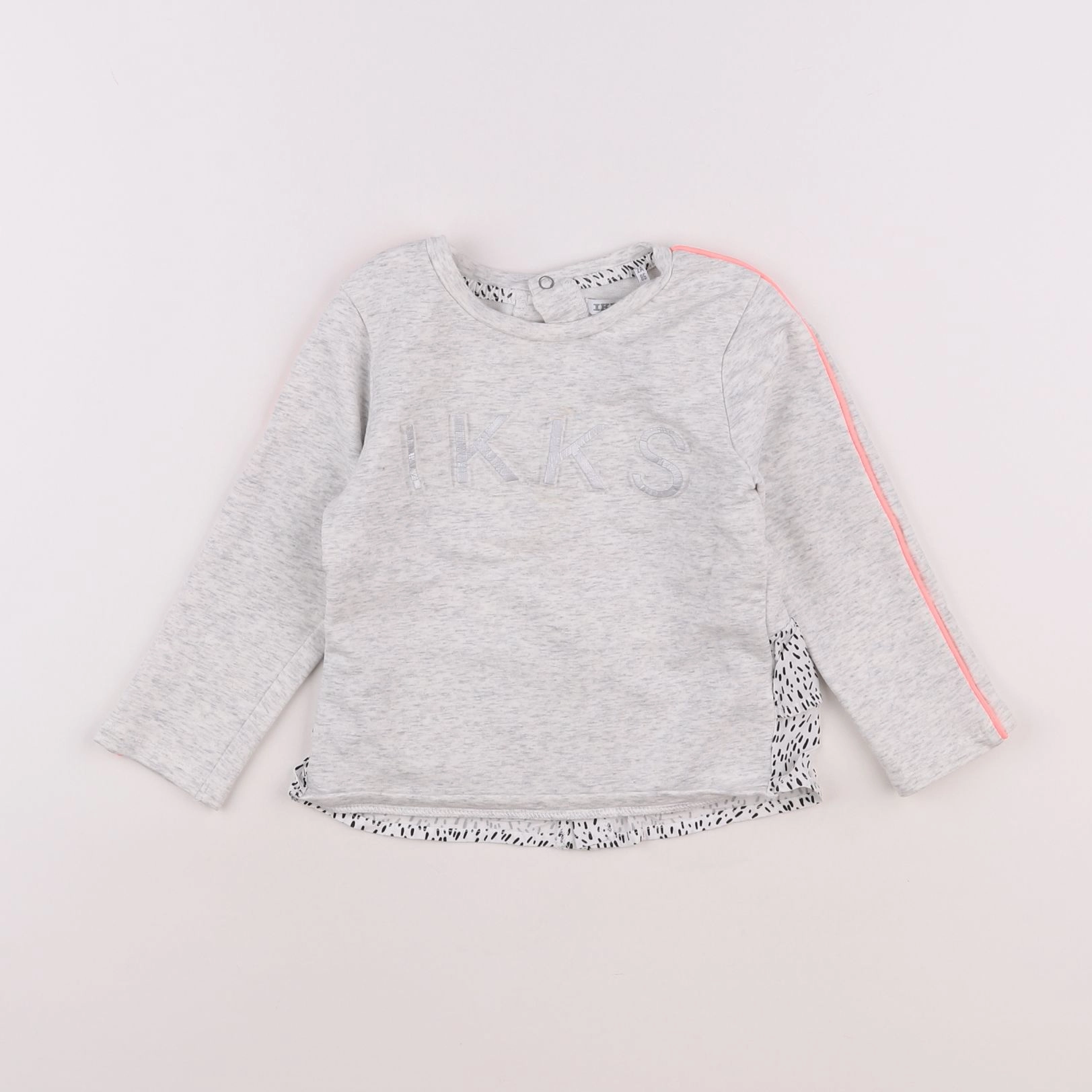 IKKS - sweat gris - 2 ans