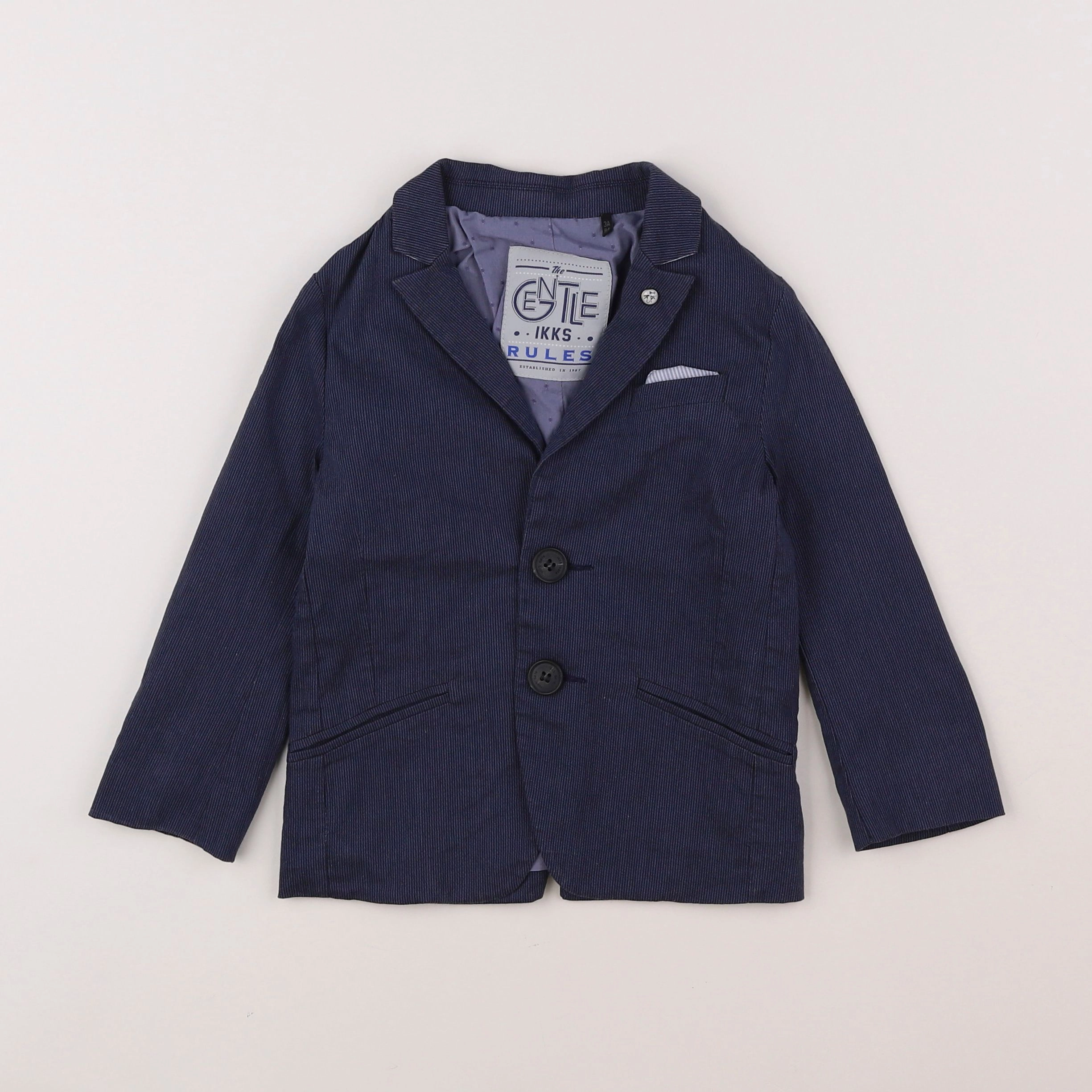 IKKS - veste bleu - 3 ans