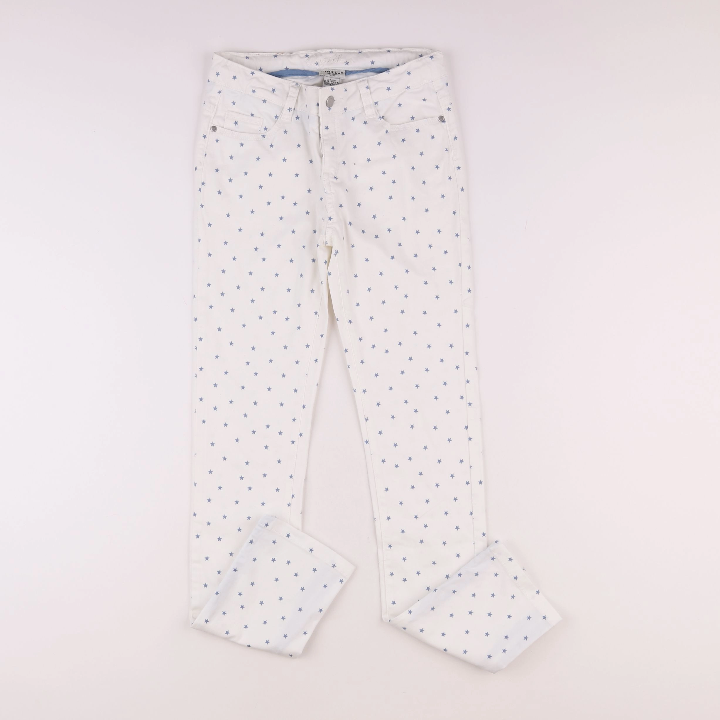 Cyrillus - pantalon blanc - 12 ans