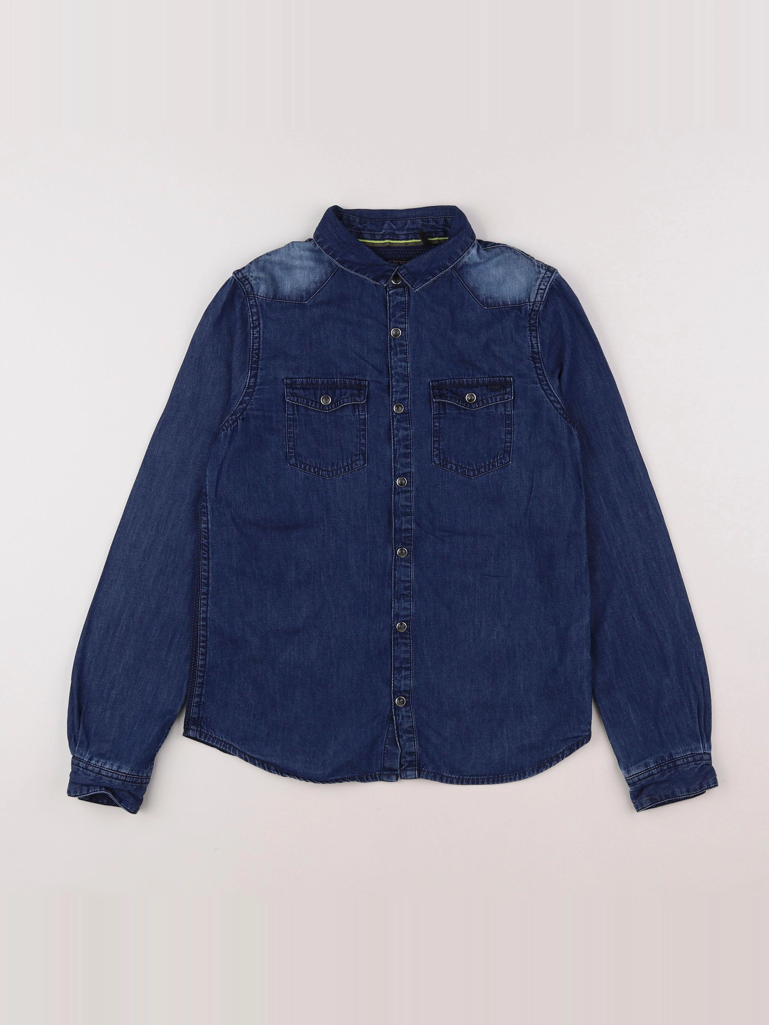 IKKS - chemise bleu - 10 ans