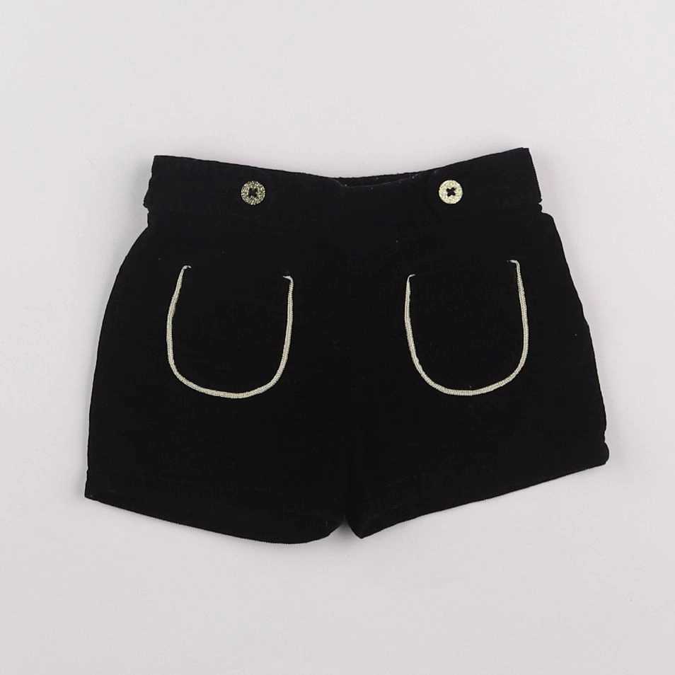 Vertbaudet - short noir - 12 mois