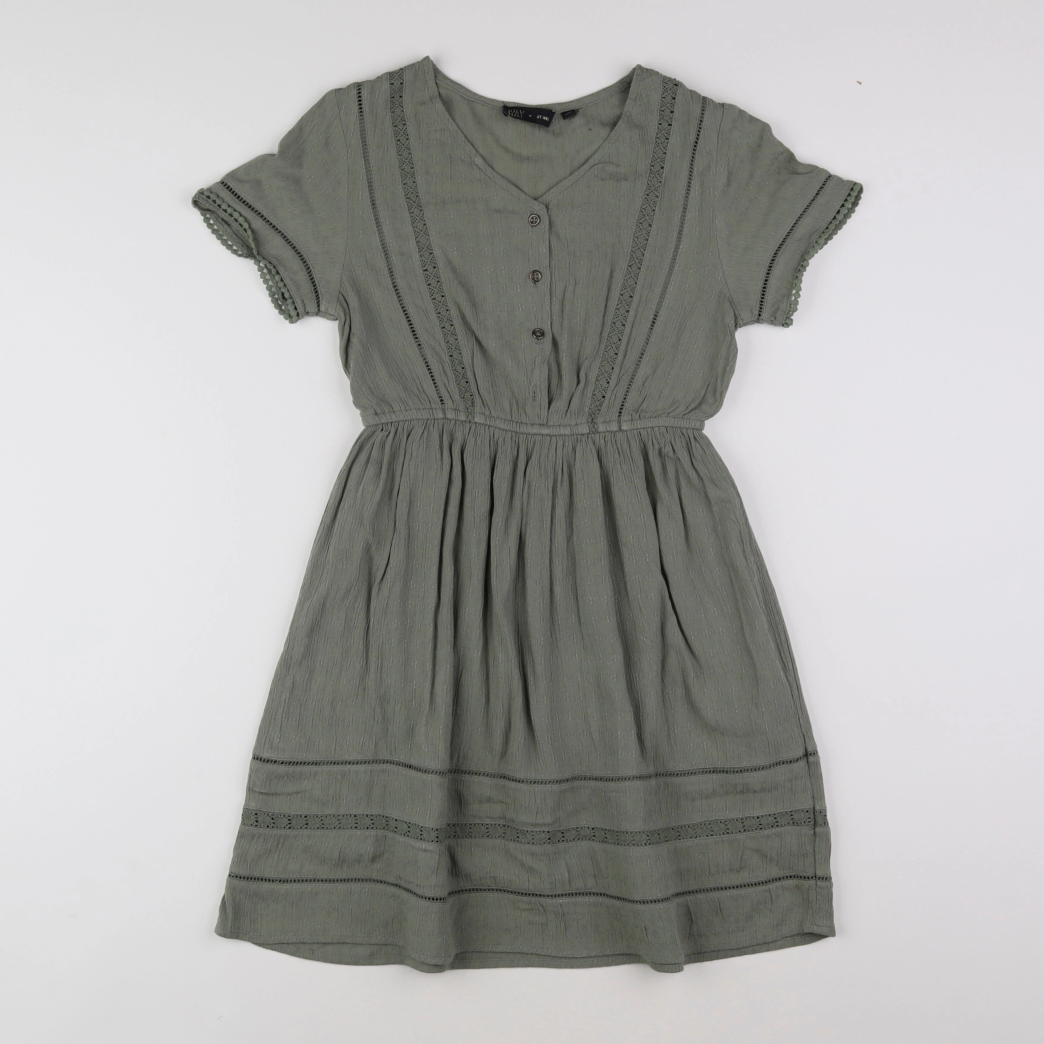 IKKS - robe vert - 10 ans