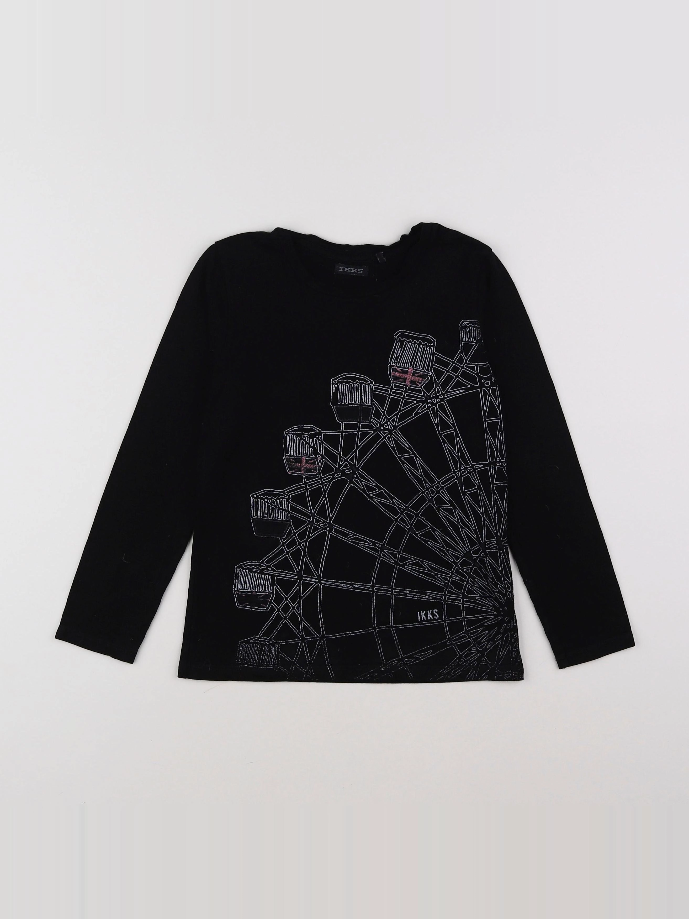 IKKS - tee-shirt noir - 6 ans