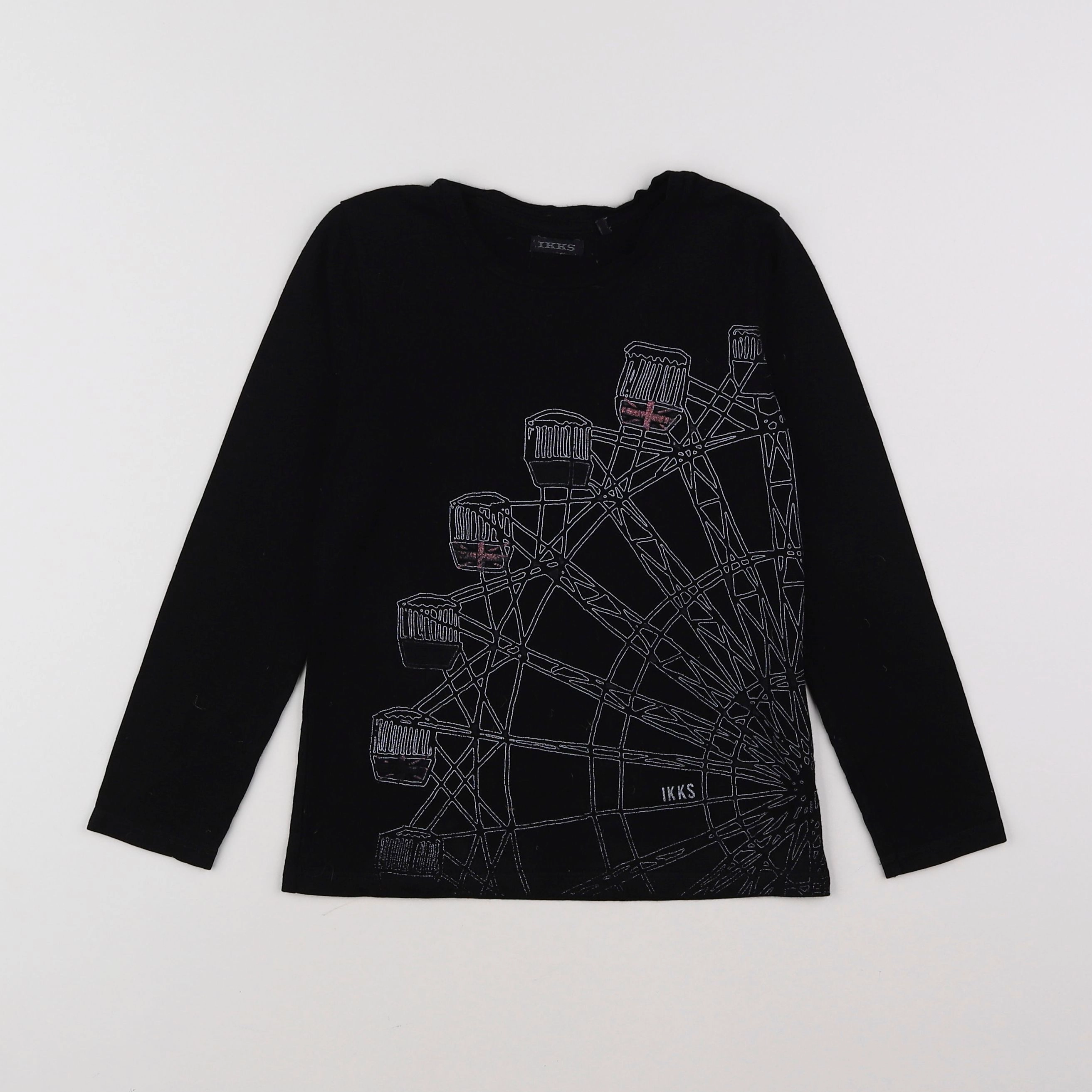 IKKS - tee-shirt noir - 6 ans