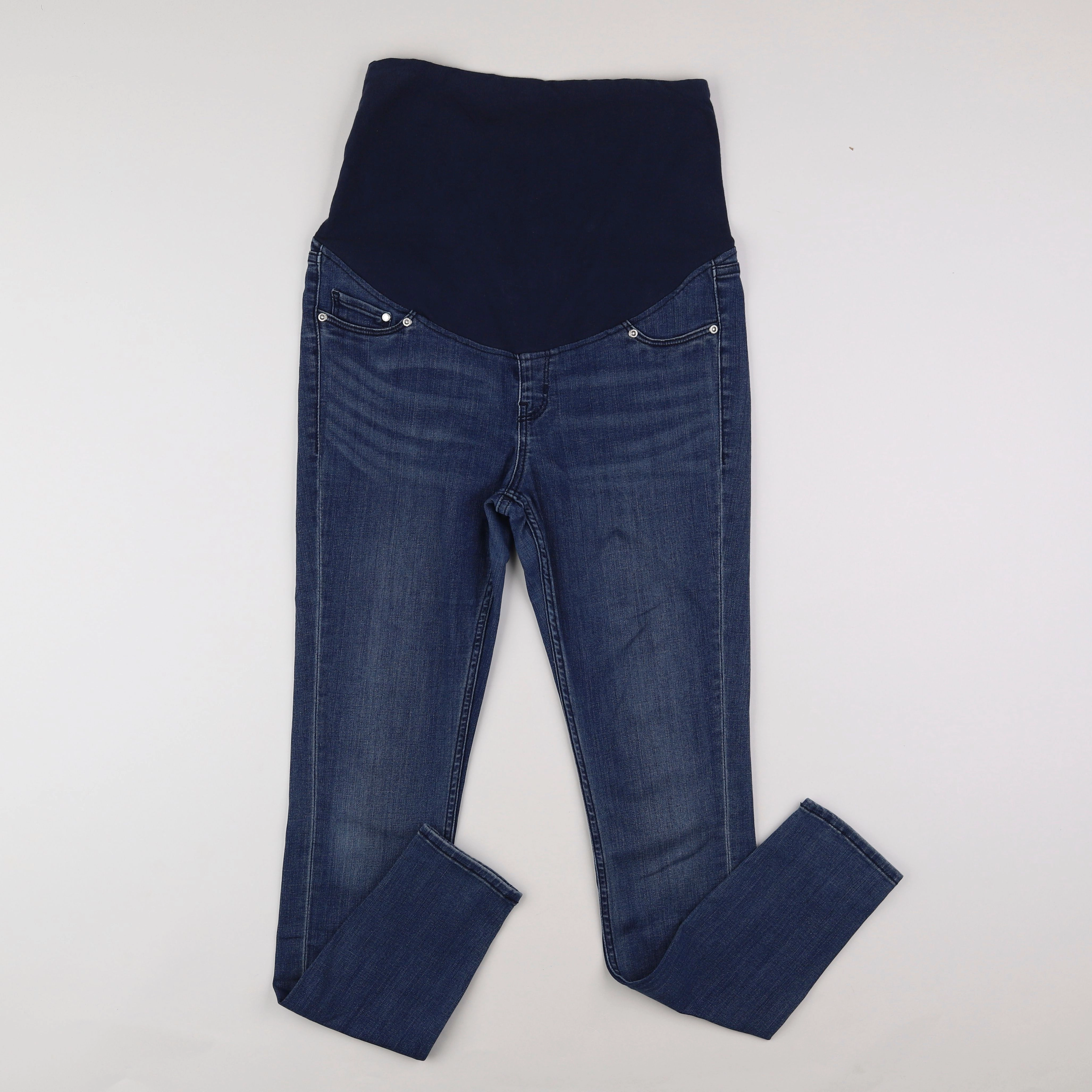 H&M - jean grossesse bleu - 38