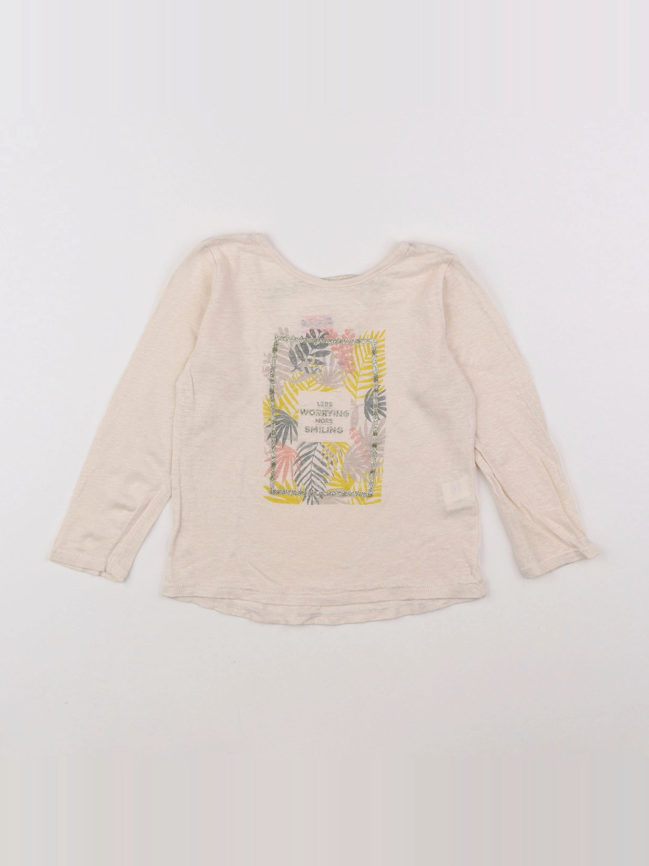 Tape à l'oeil - tee-shirt beige - 2 ans